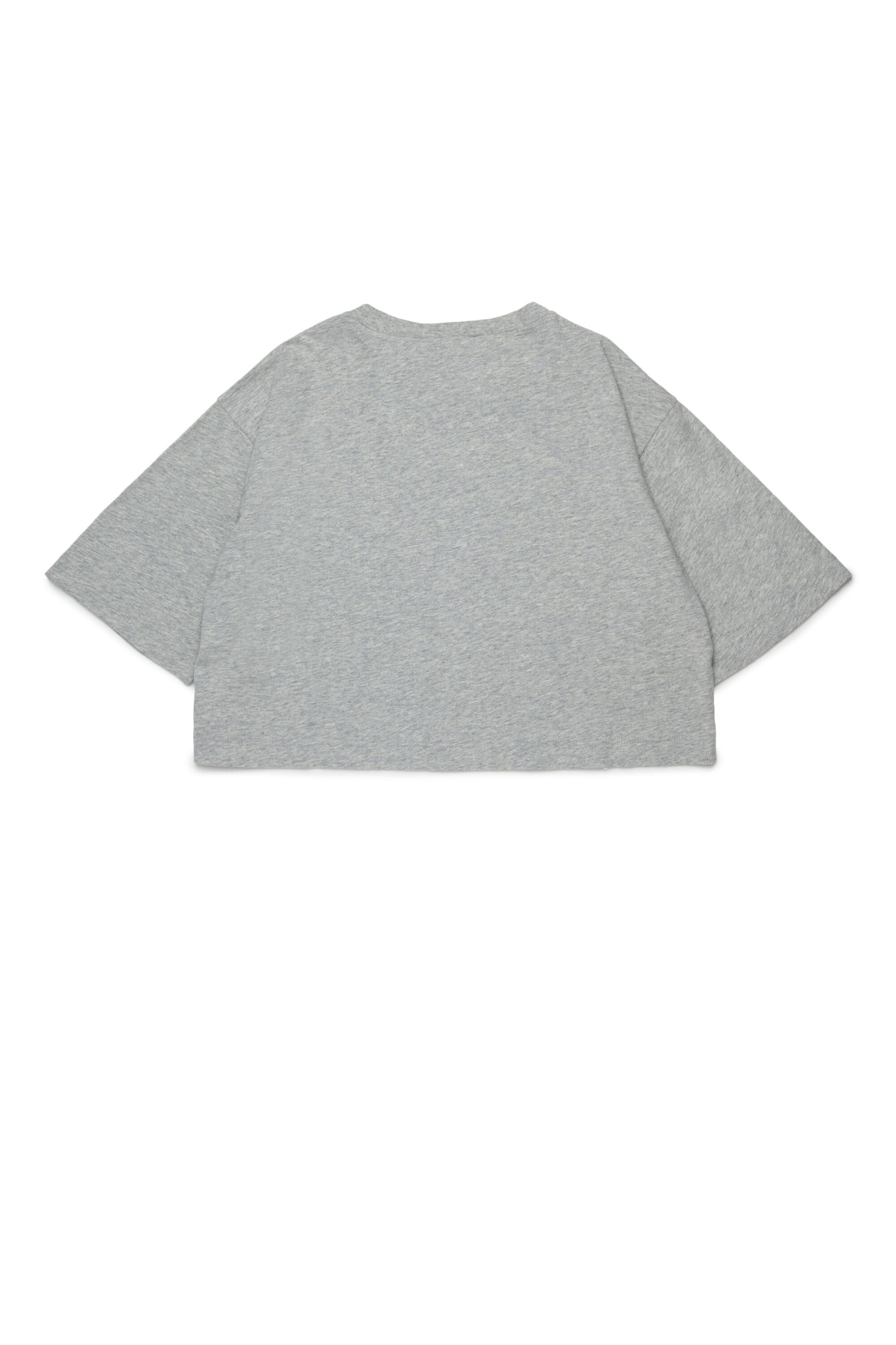 T-Shirt mit Herzstickerei vorne