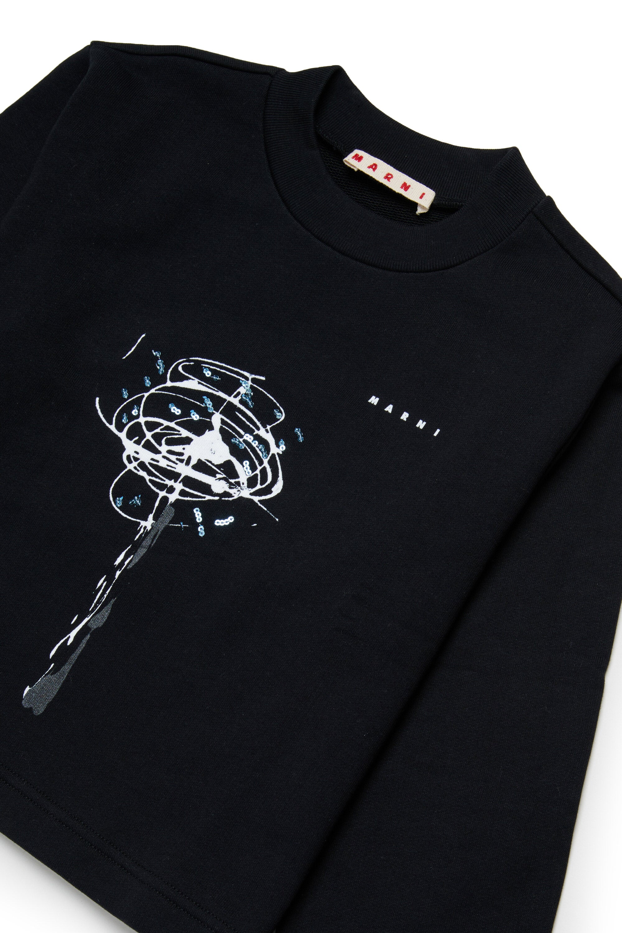 Sweat-shirt à col rond avec logo