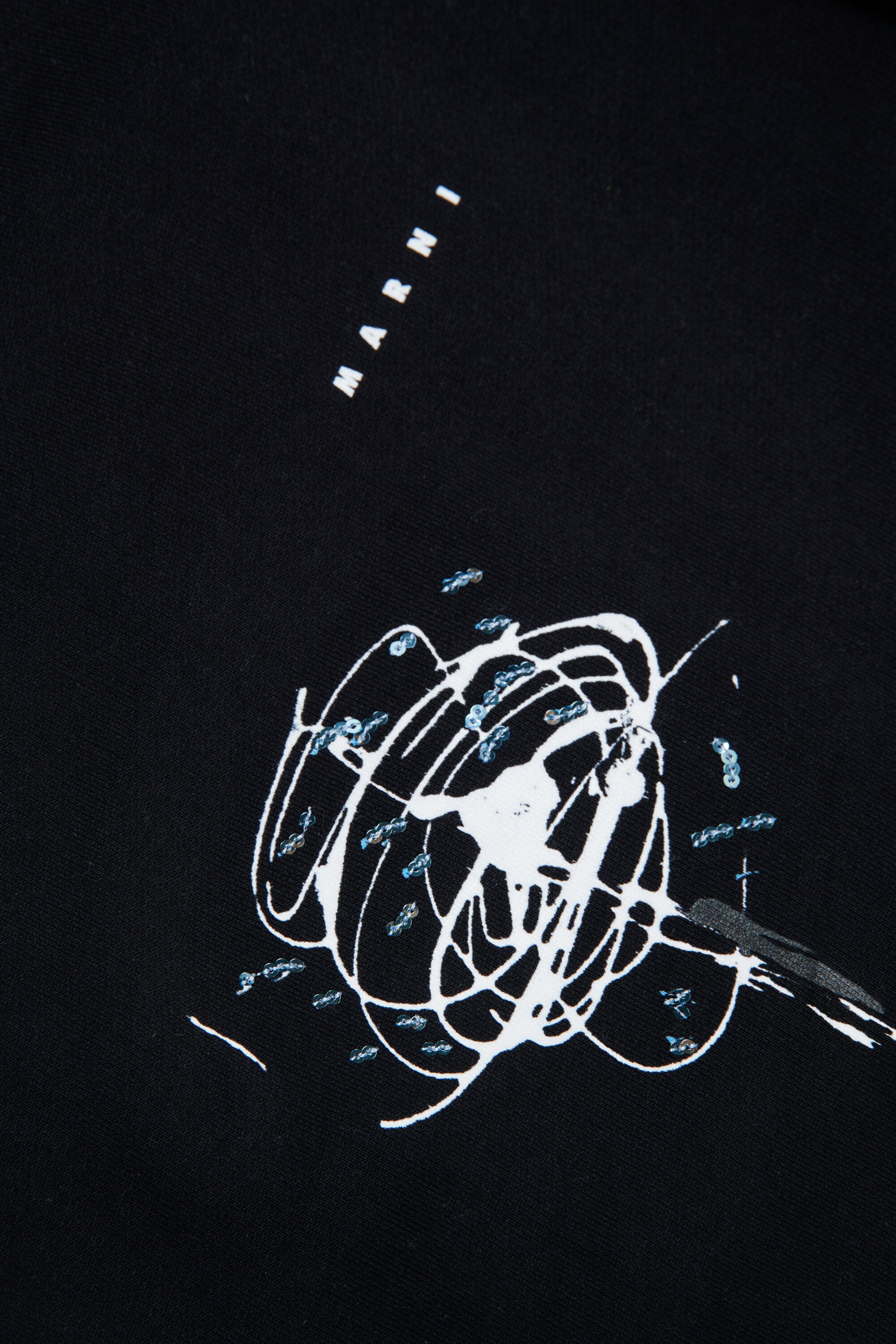 Sweat-shirt à col rond avec logo