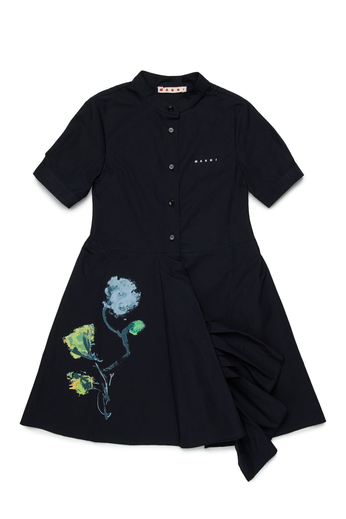 Kurzes Kleid mit Blumenmuster