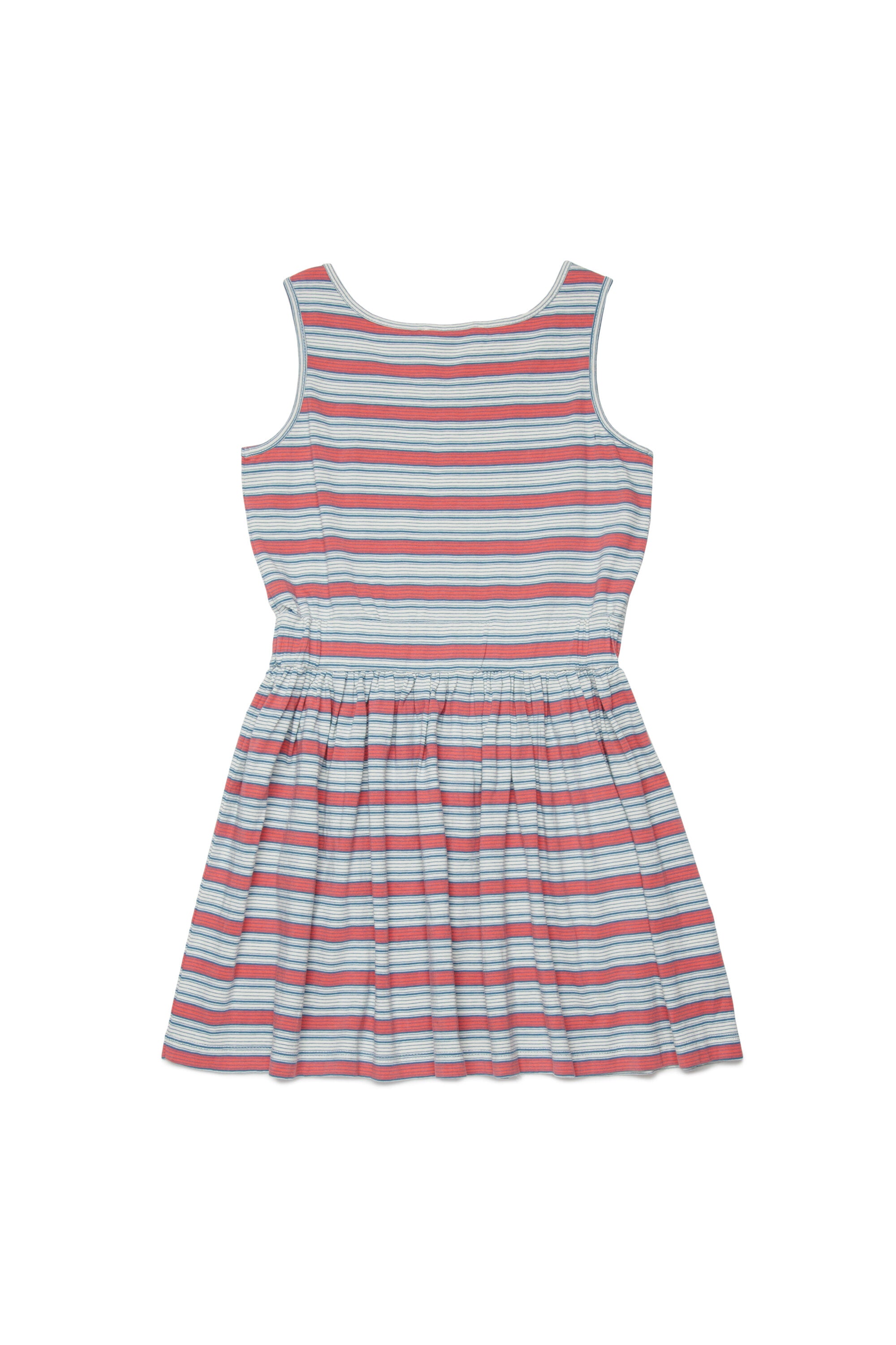 Sleeveless dress with logo