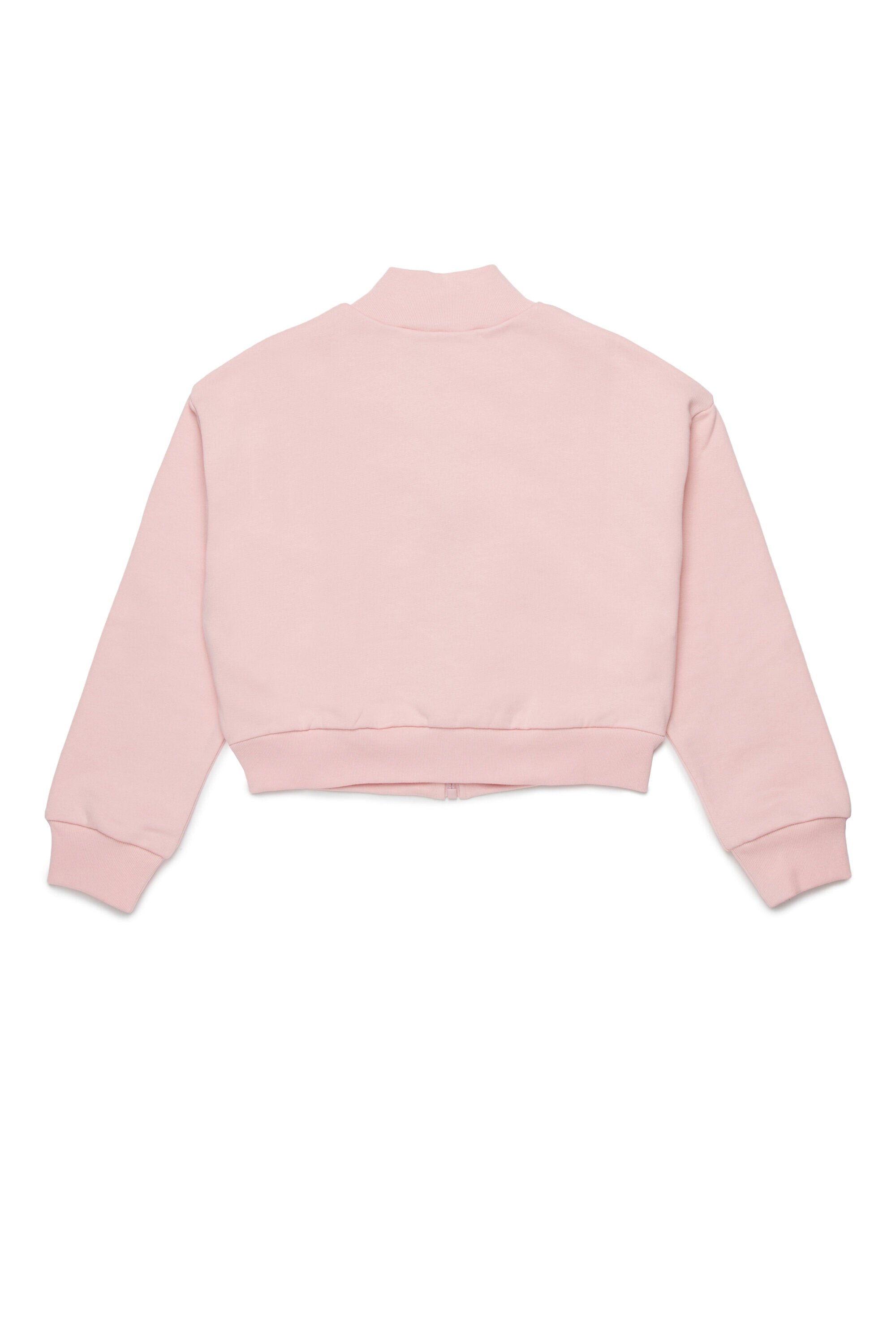 Sweatshirt mit durchgehendem Reißverschluss und Logo