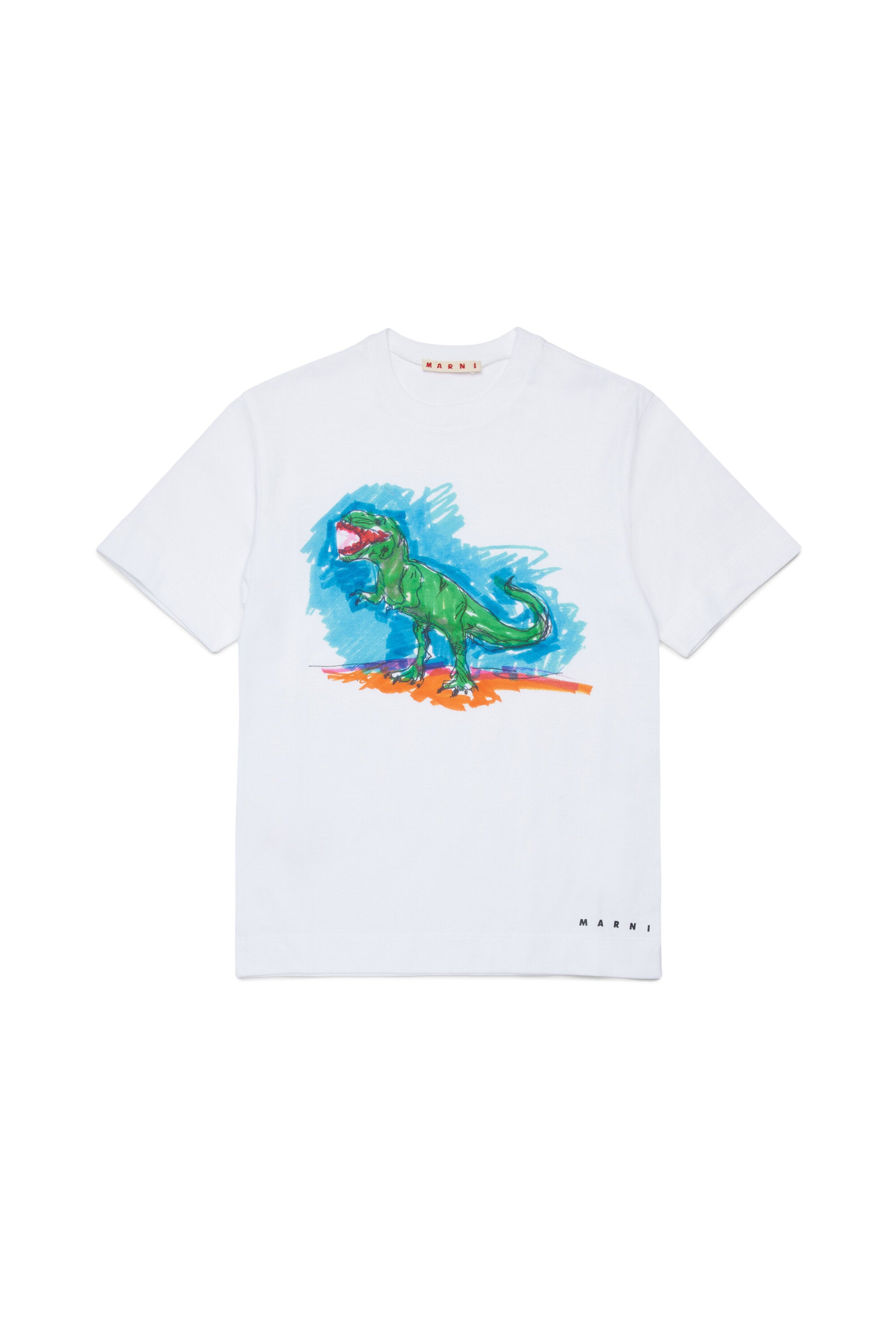 T-Shirt mit Dinosaurier-Print und Logo