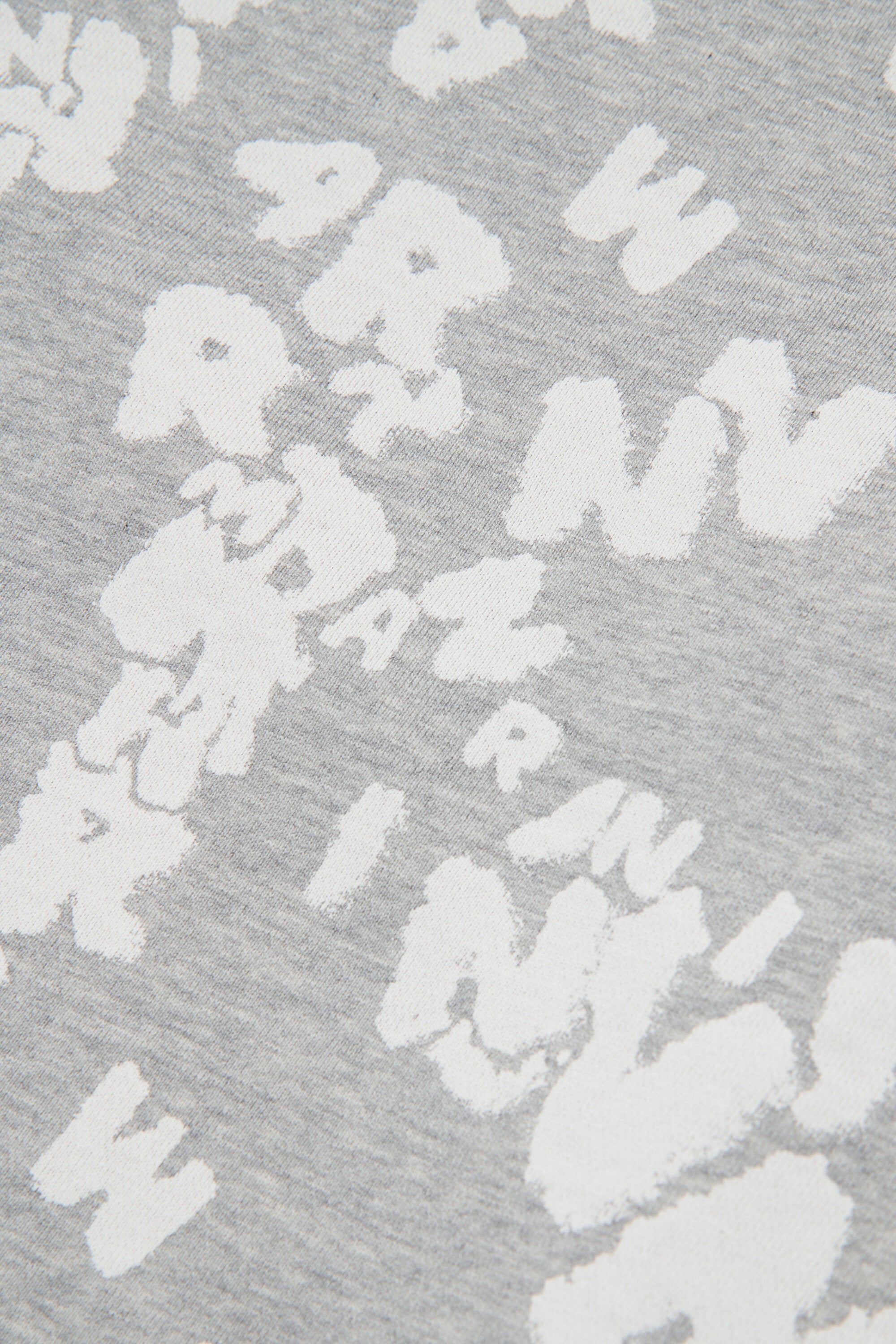 Crewneck sweatshirt with all-over logo