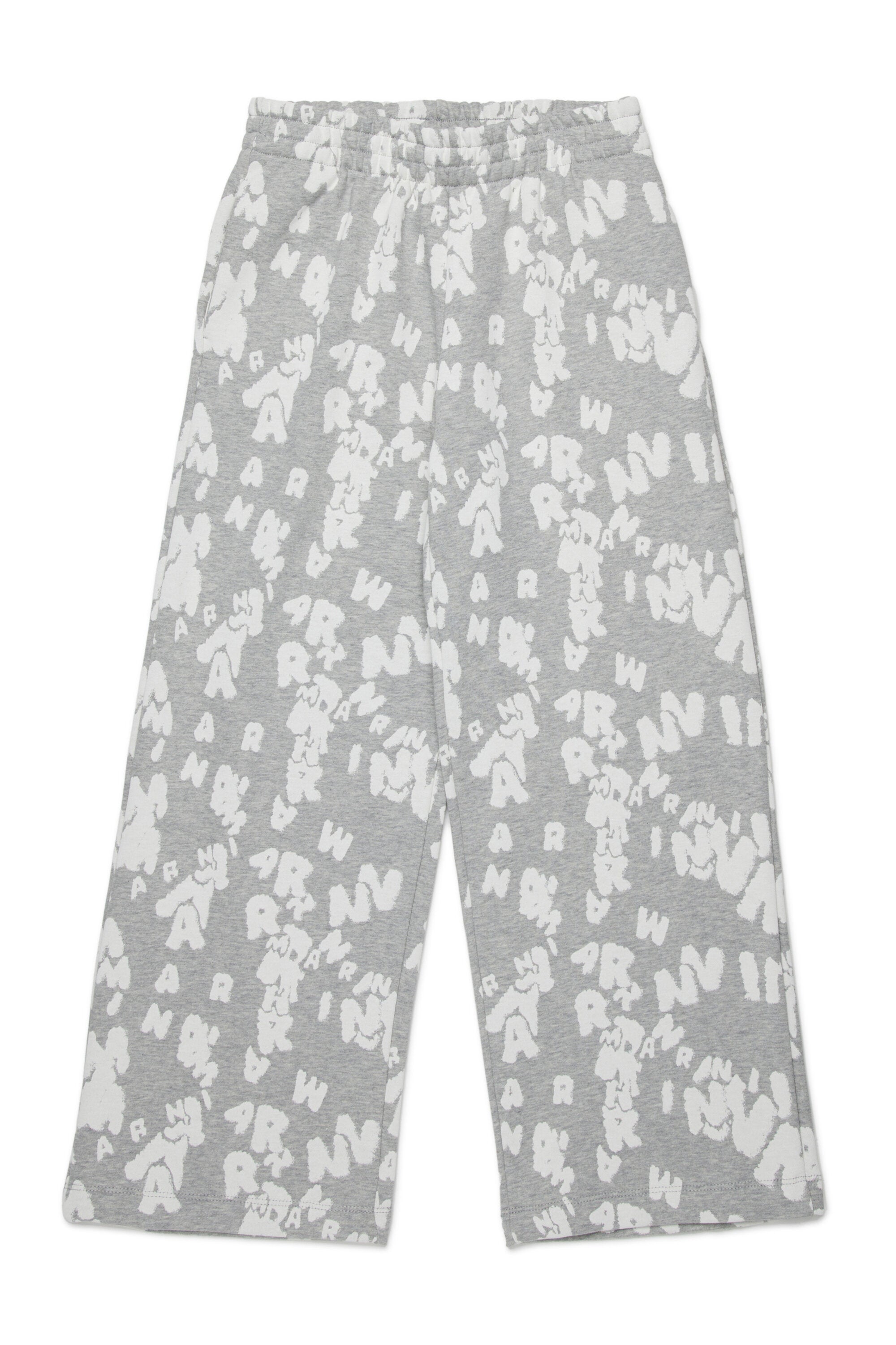 Pantaloni in felpa con logo allover