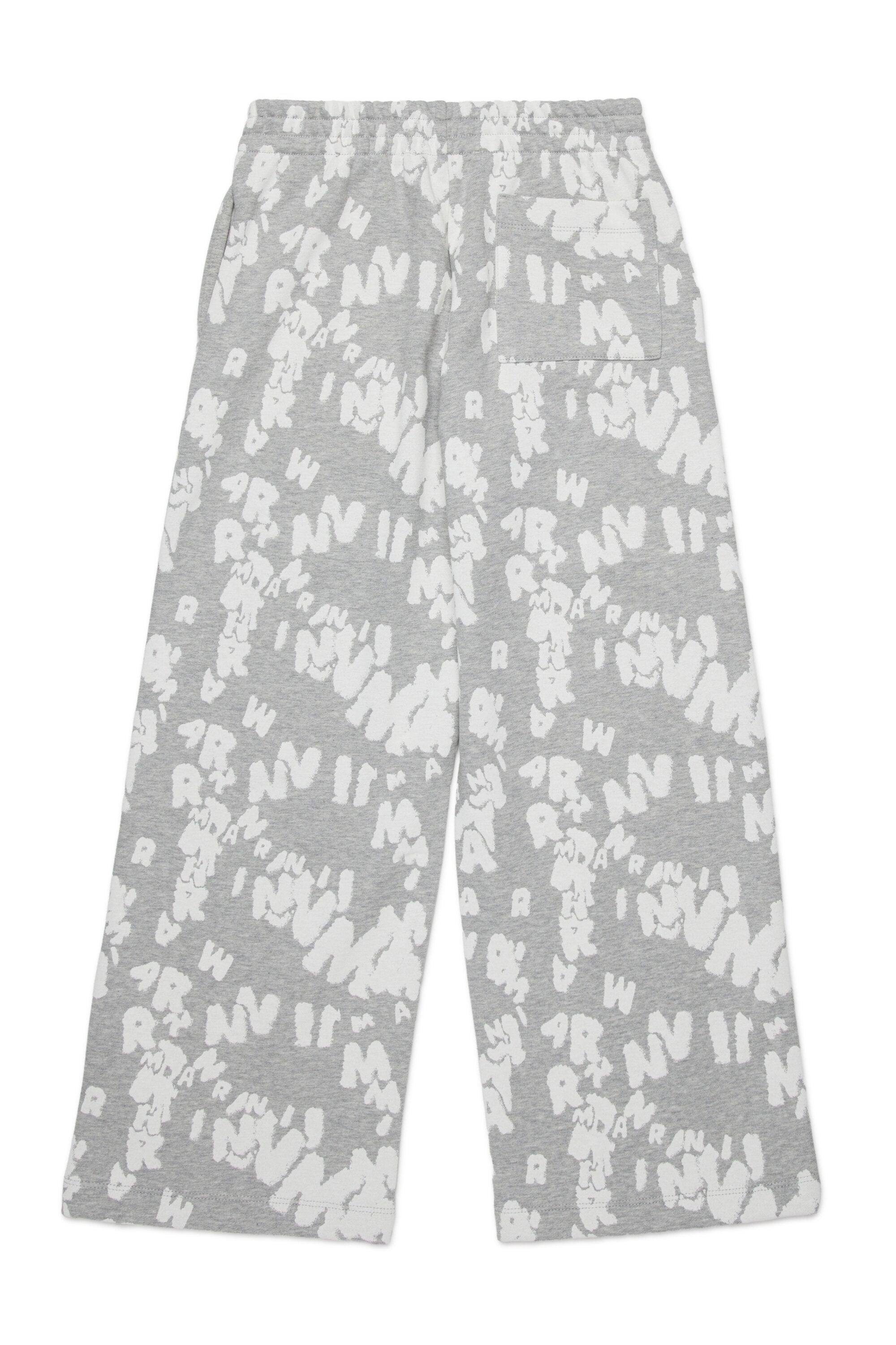 Pantaloni in felpa con logo allover