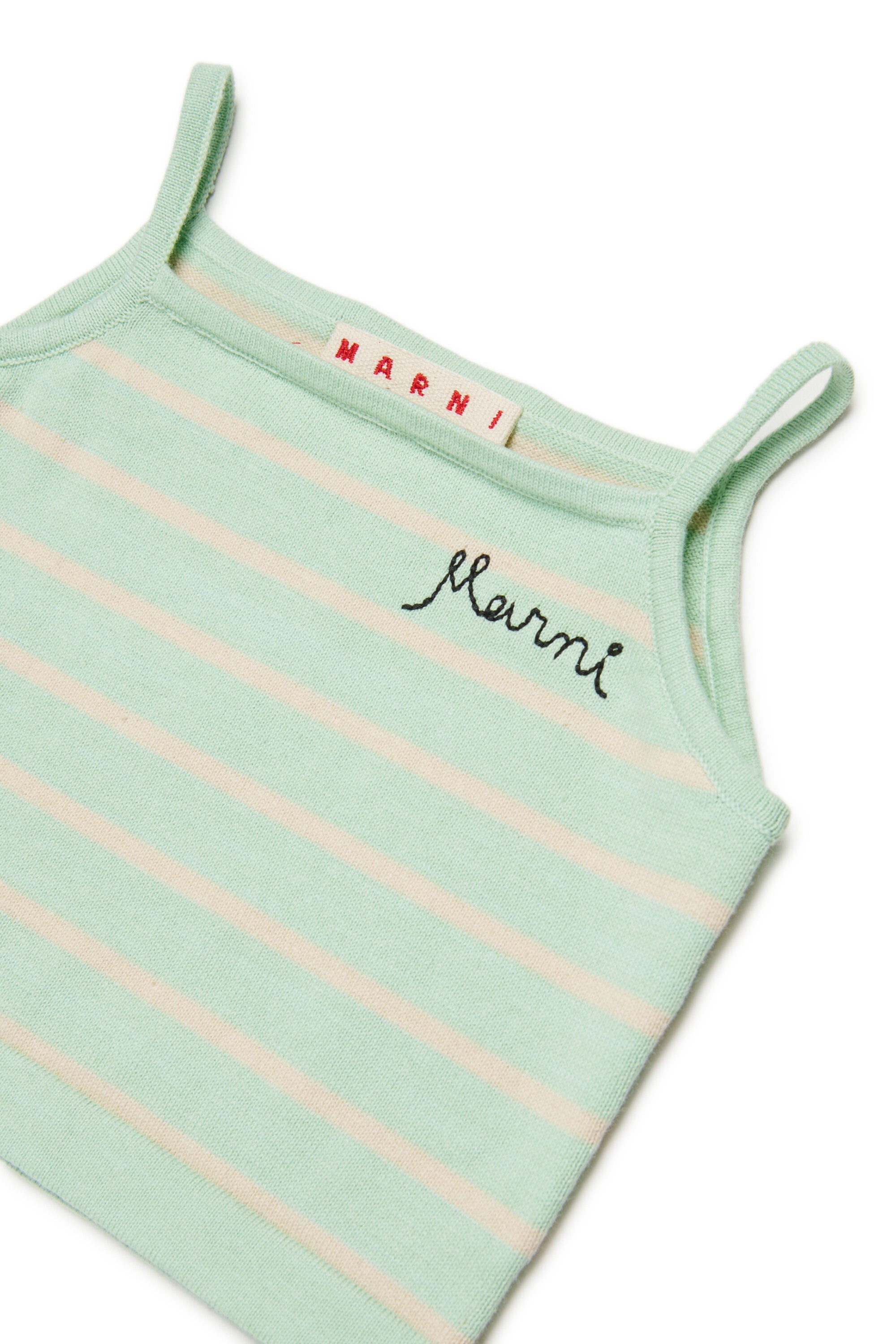 Ribbed top with logo