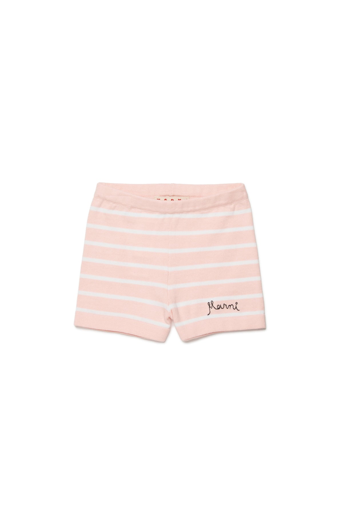 Short en maille avec logo