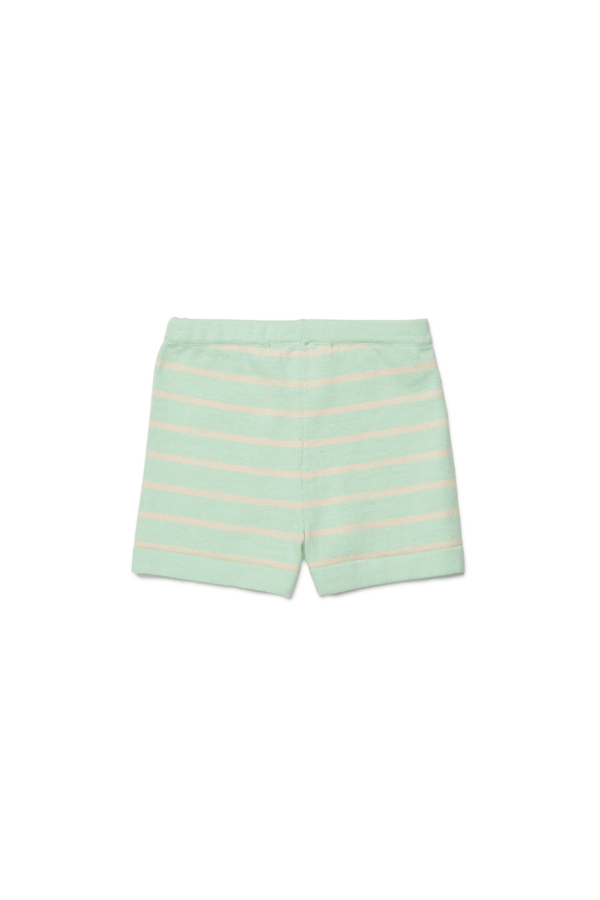 Strickshorts mit Logo