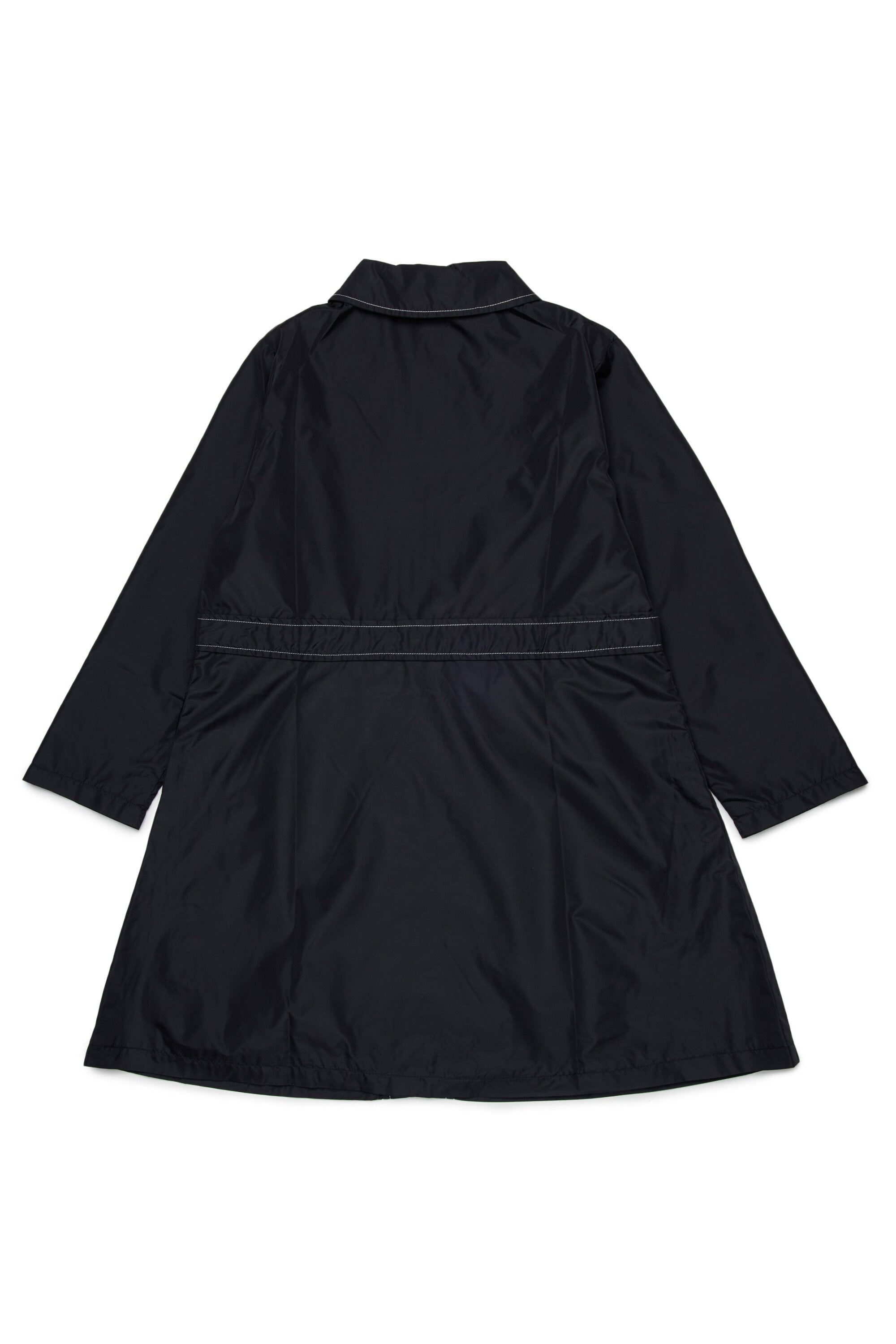 Lange Jacke mit aufgedrucktem Logo