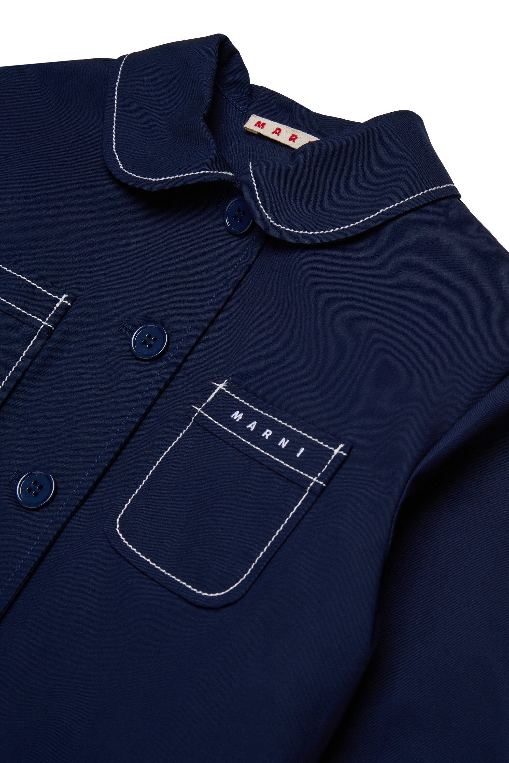 Jacket with printed logo