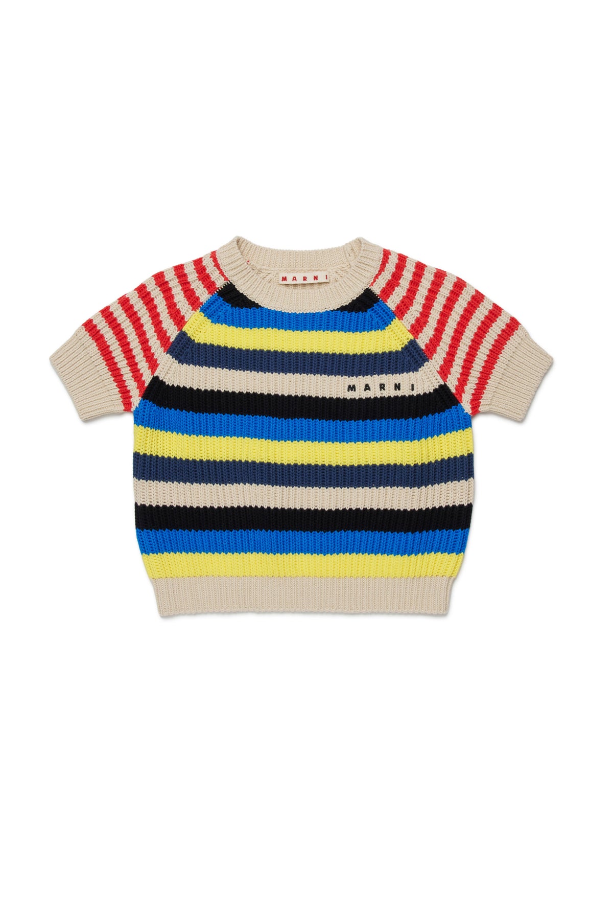 Pull col rond avec logo