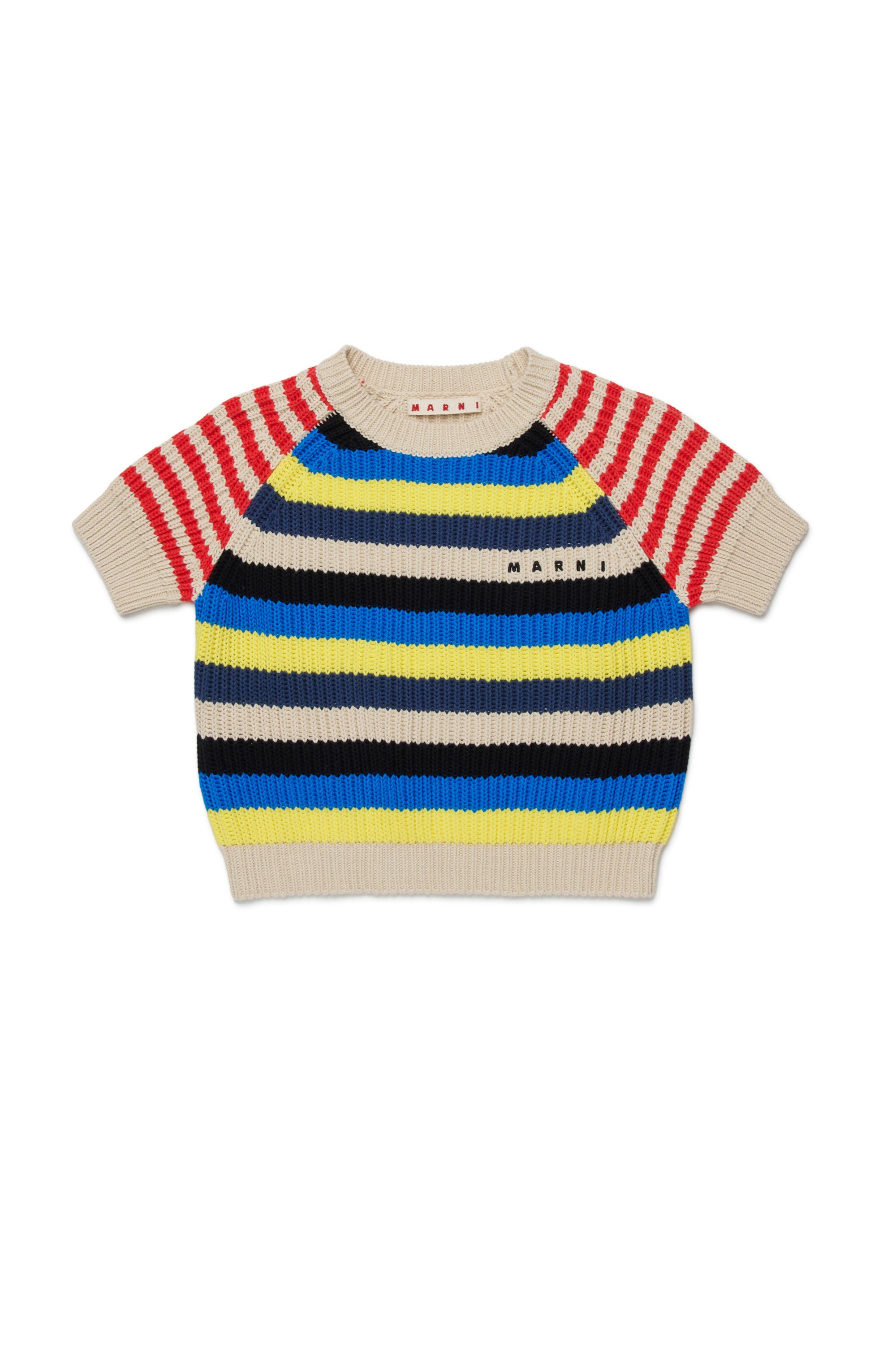 Rundhalsausschnitt-Pullover mit Logo