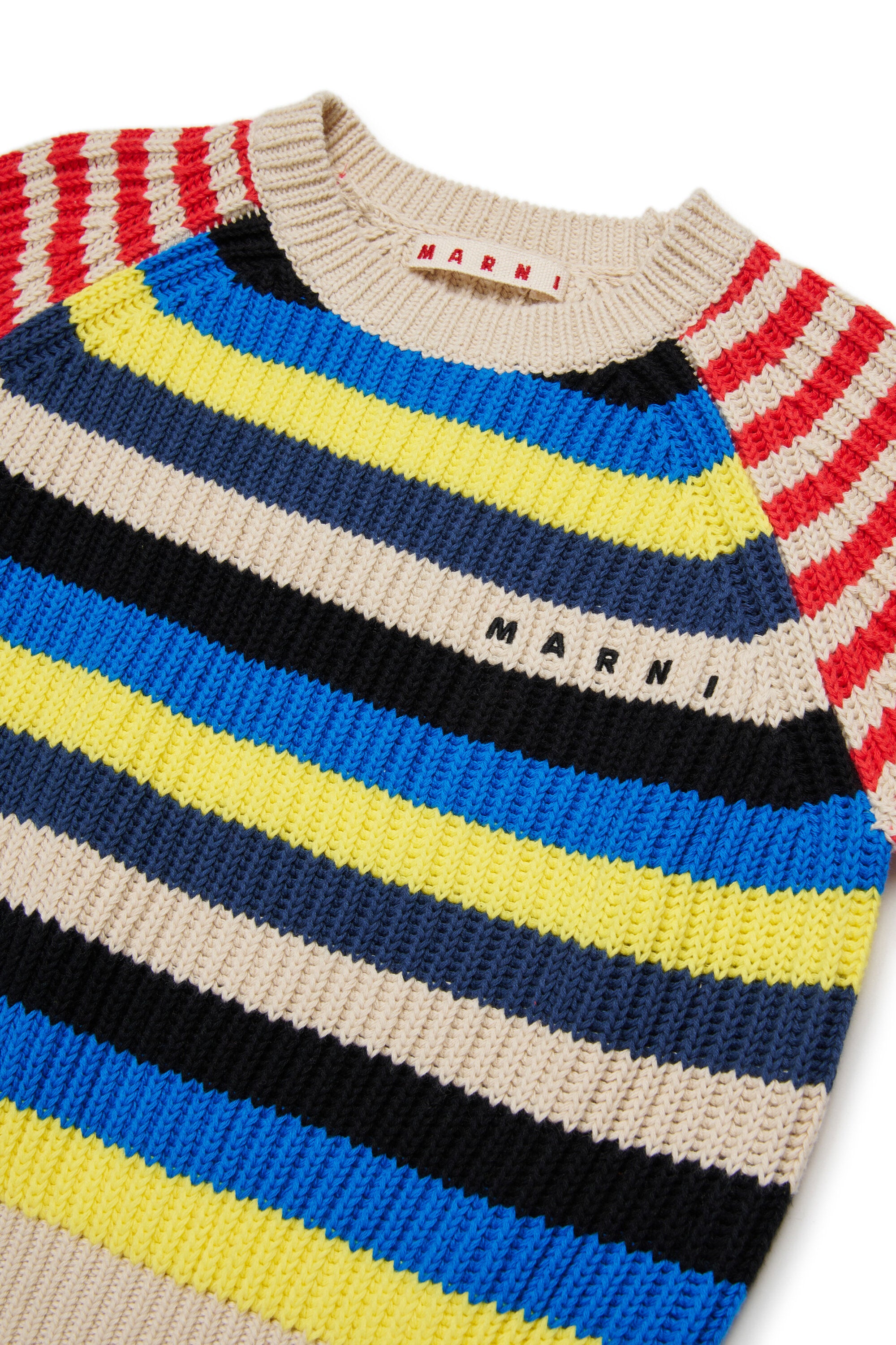 Rundhalsausschnitt-Pullover mit Logo