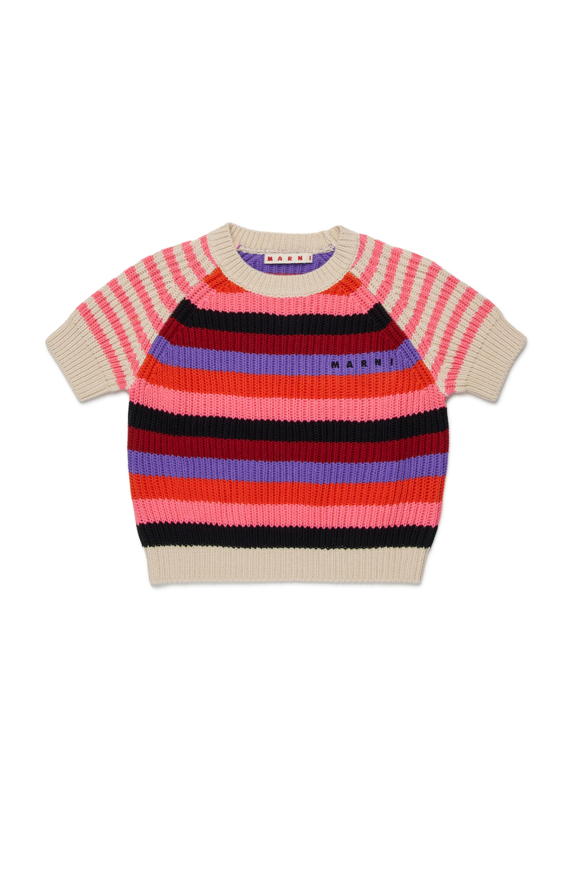 Pullover girocollo con logo