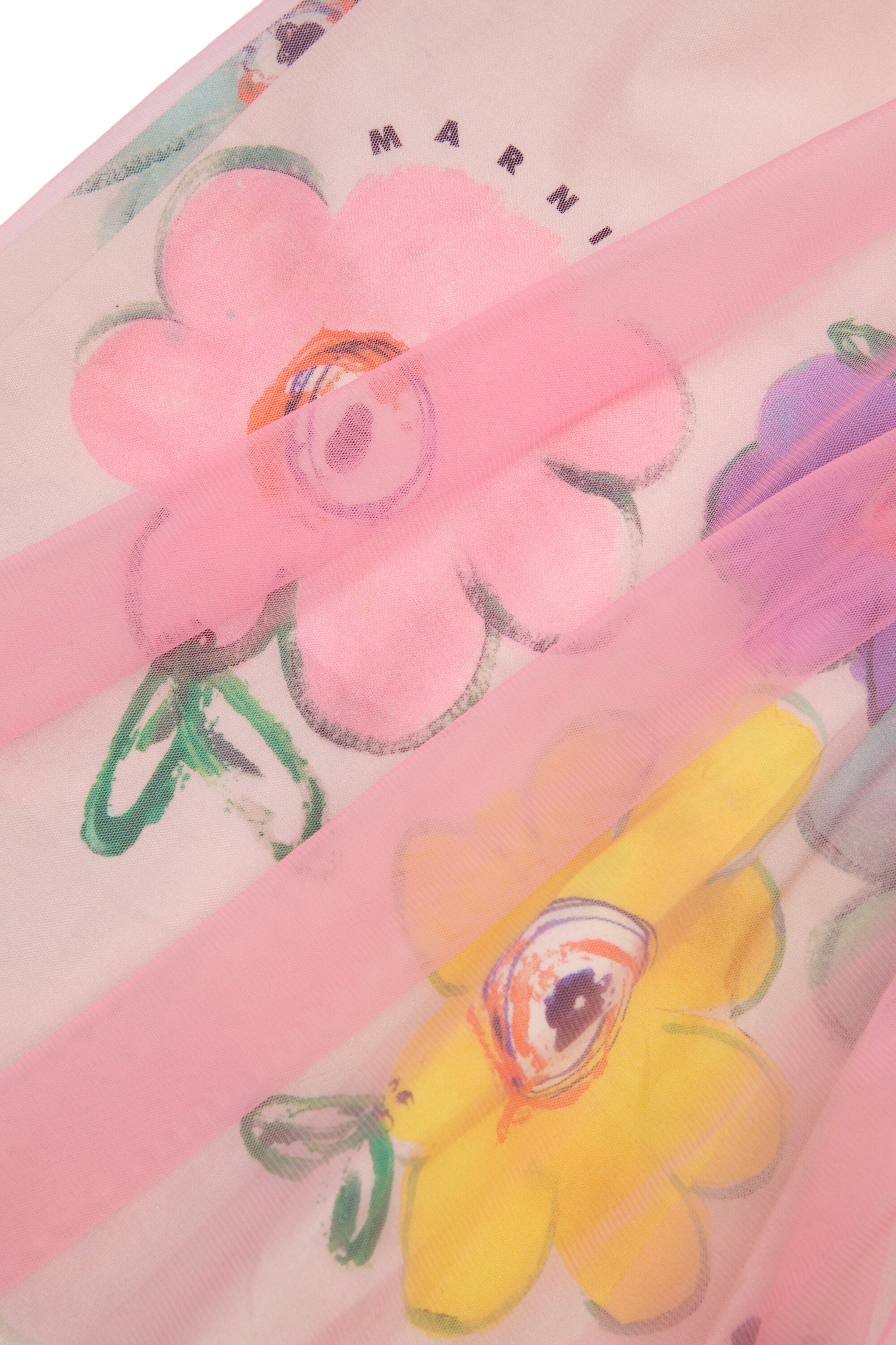 Geblümtes Midikleid