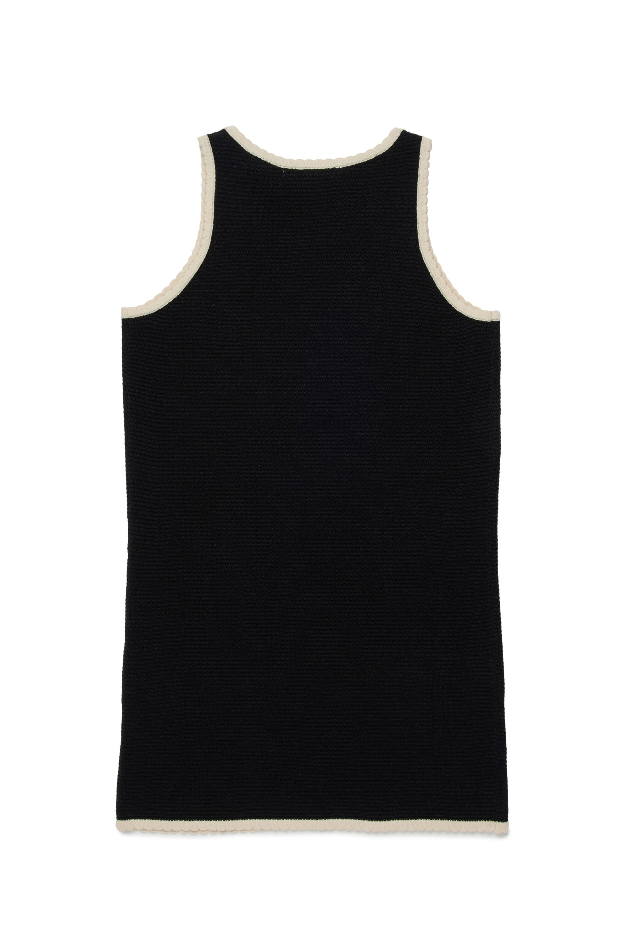 Vestido sin mangas con estampado geométrico