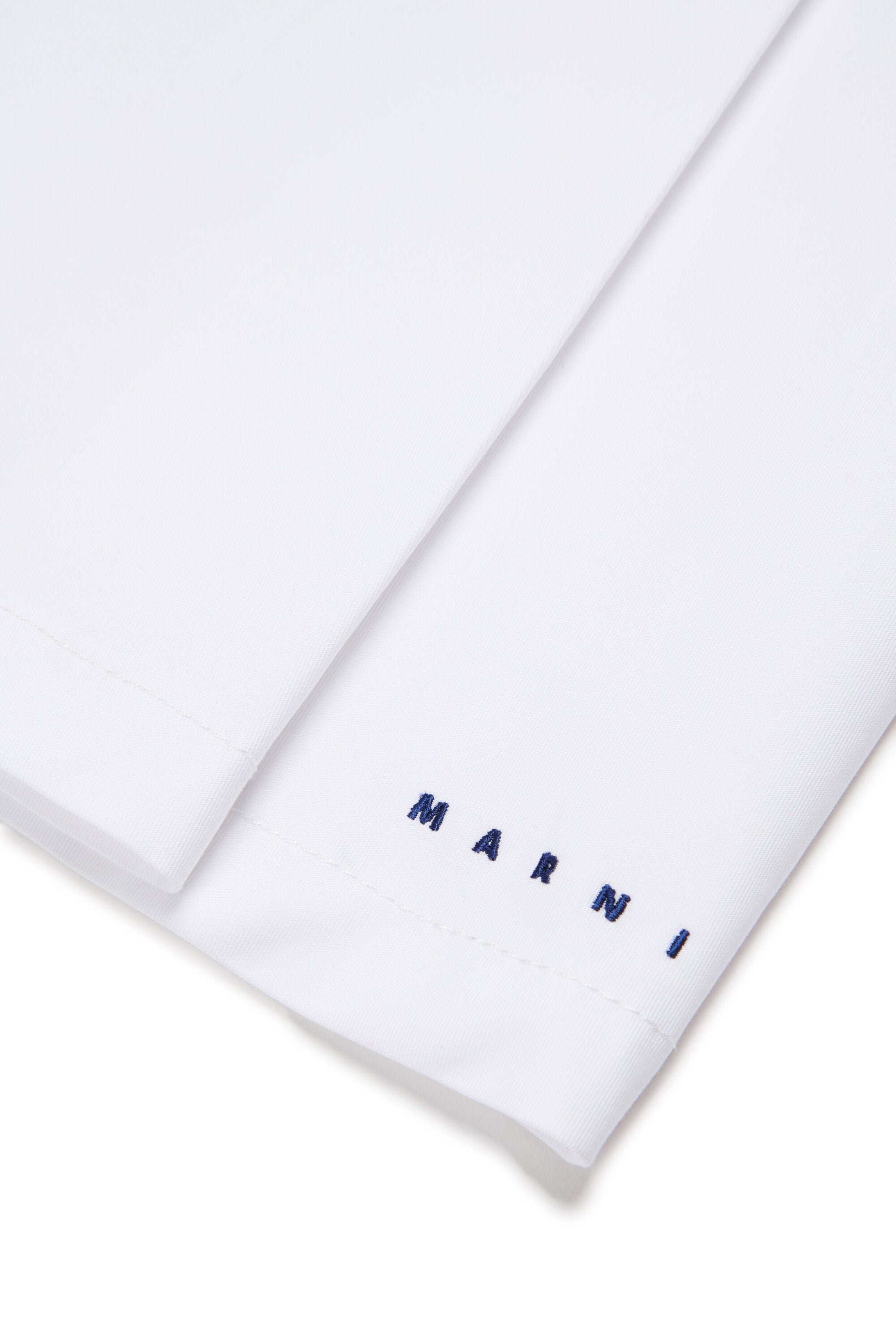 Plissierter Rock mit Logo