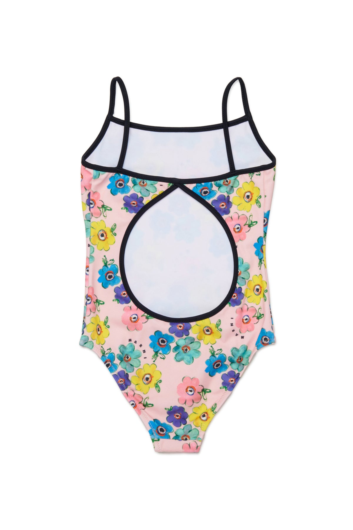 Floral one-piece swimsuit