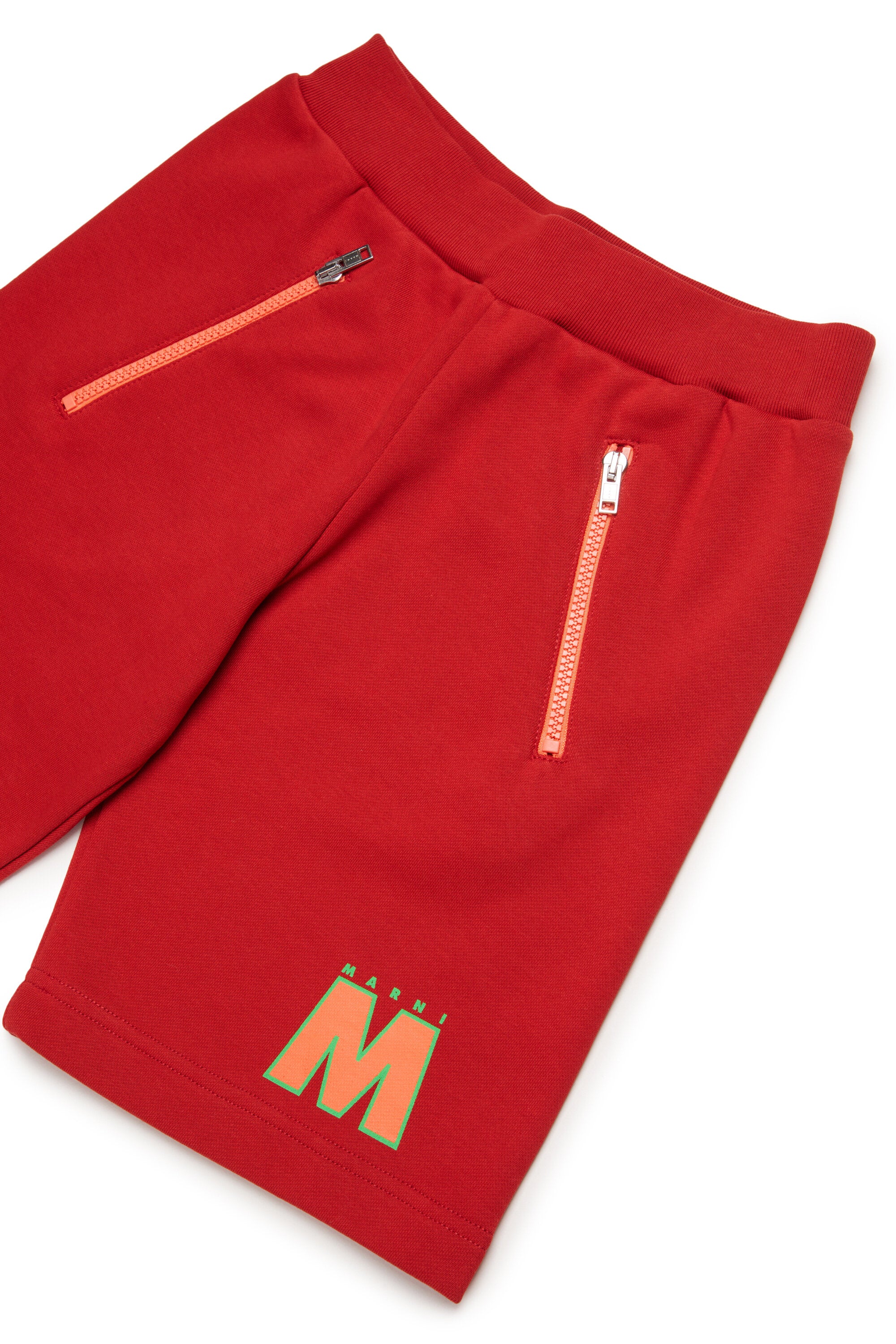 Shorts in felpa con logo