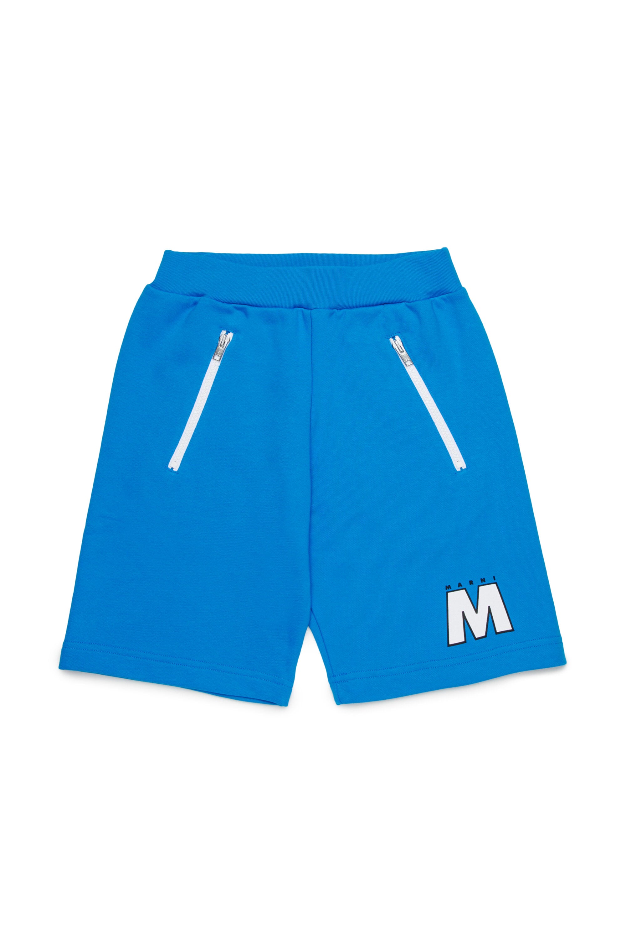 Shorts in felpa con logo
