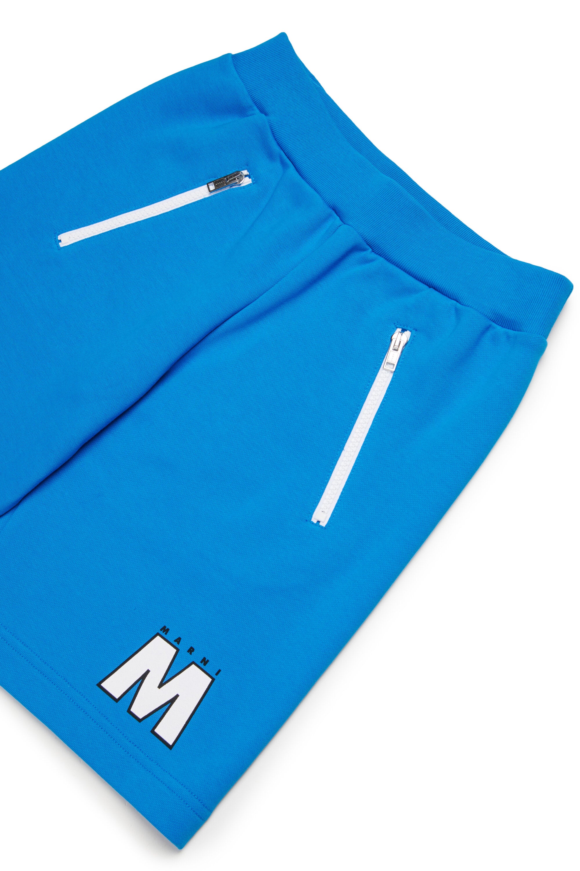 Shorts in felpa con logo