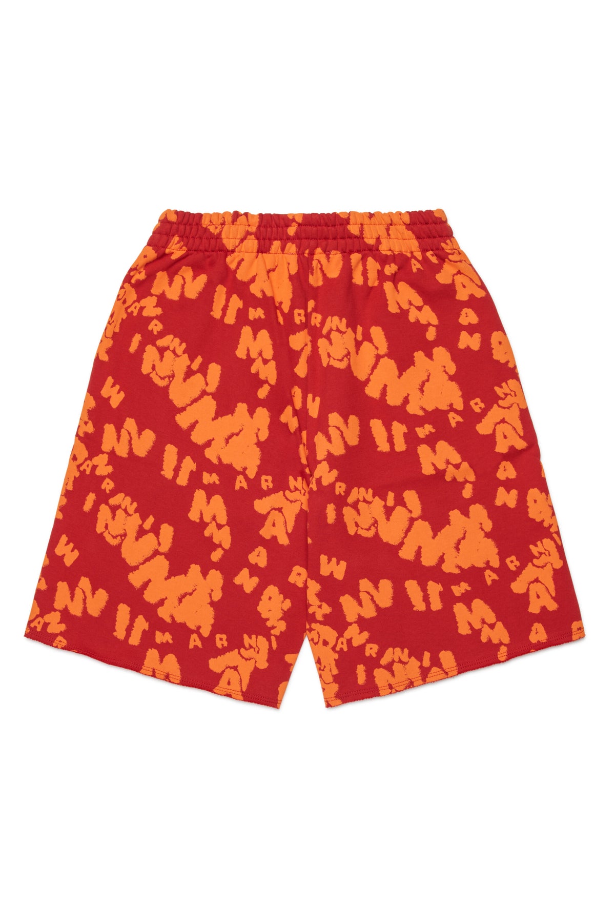 Shorts in felpa con logo allover
