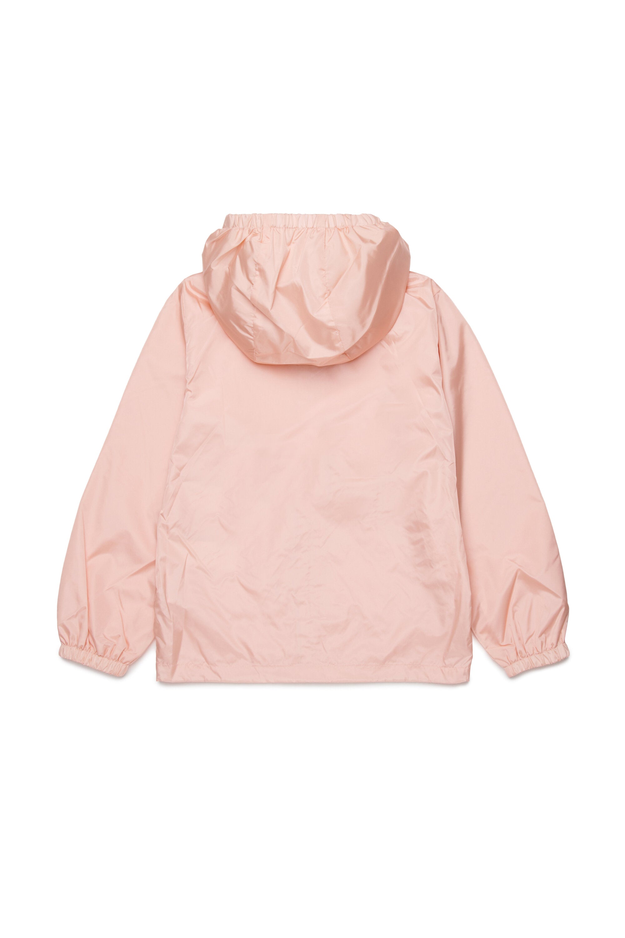 Cazadora cortavientos con logo estampado