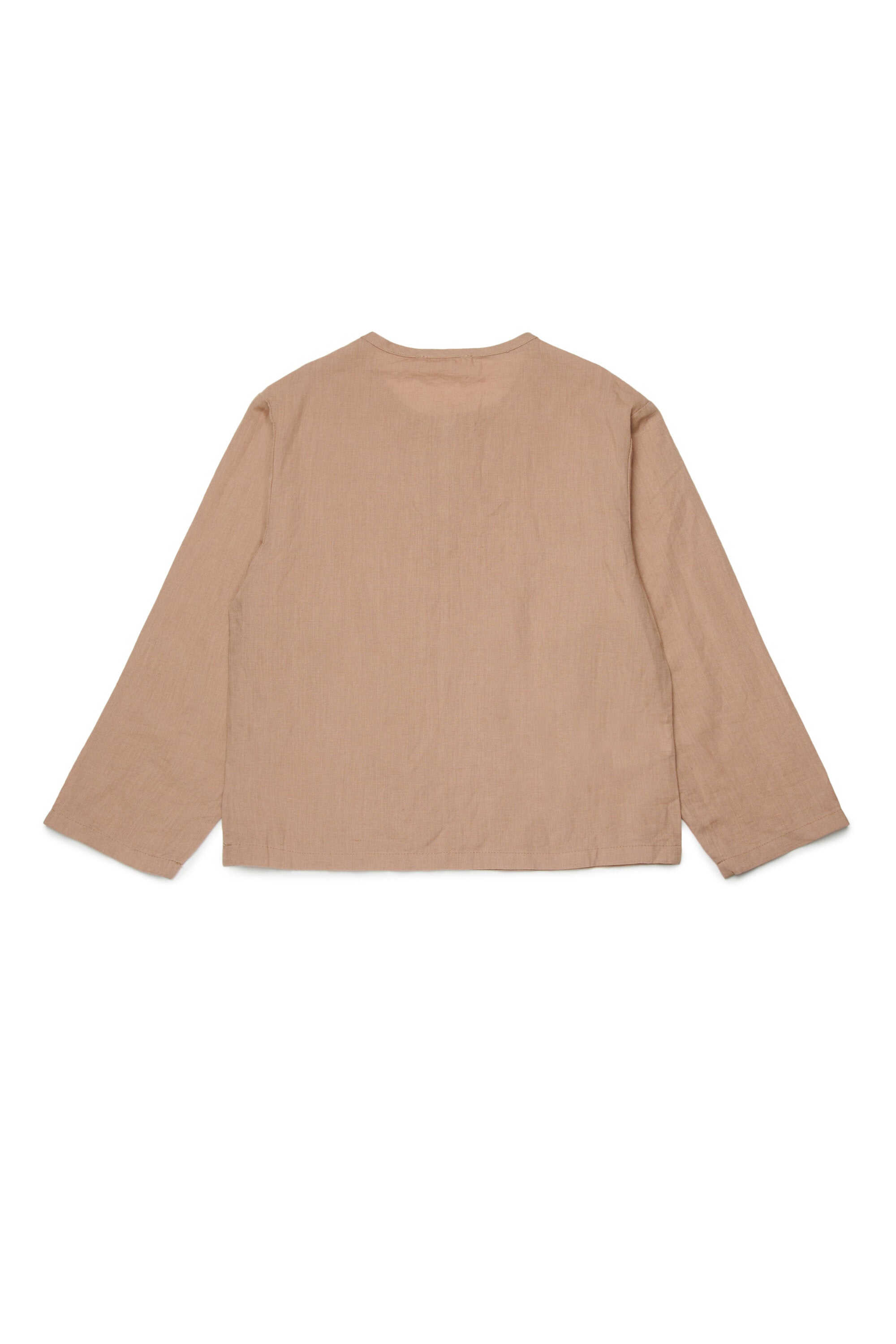 Chemise manches longues avec broderie en forme de cœur