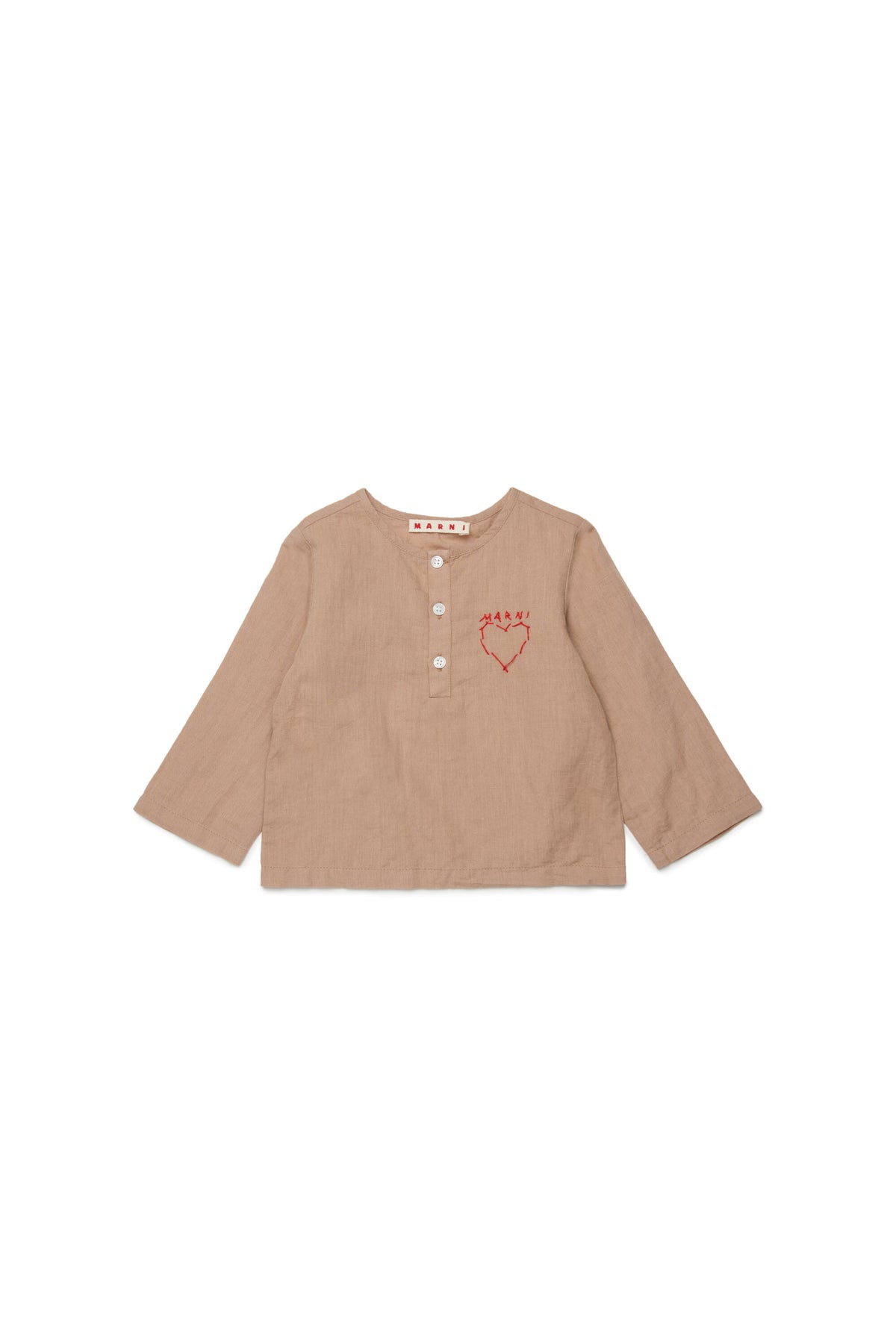 Long-sleeve shirt with logo