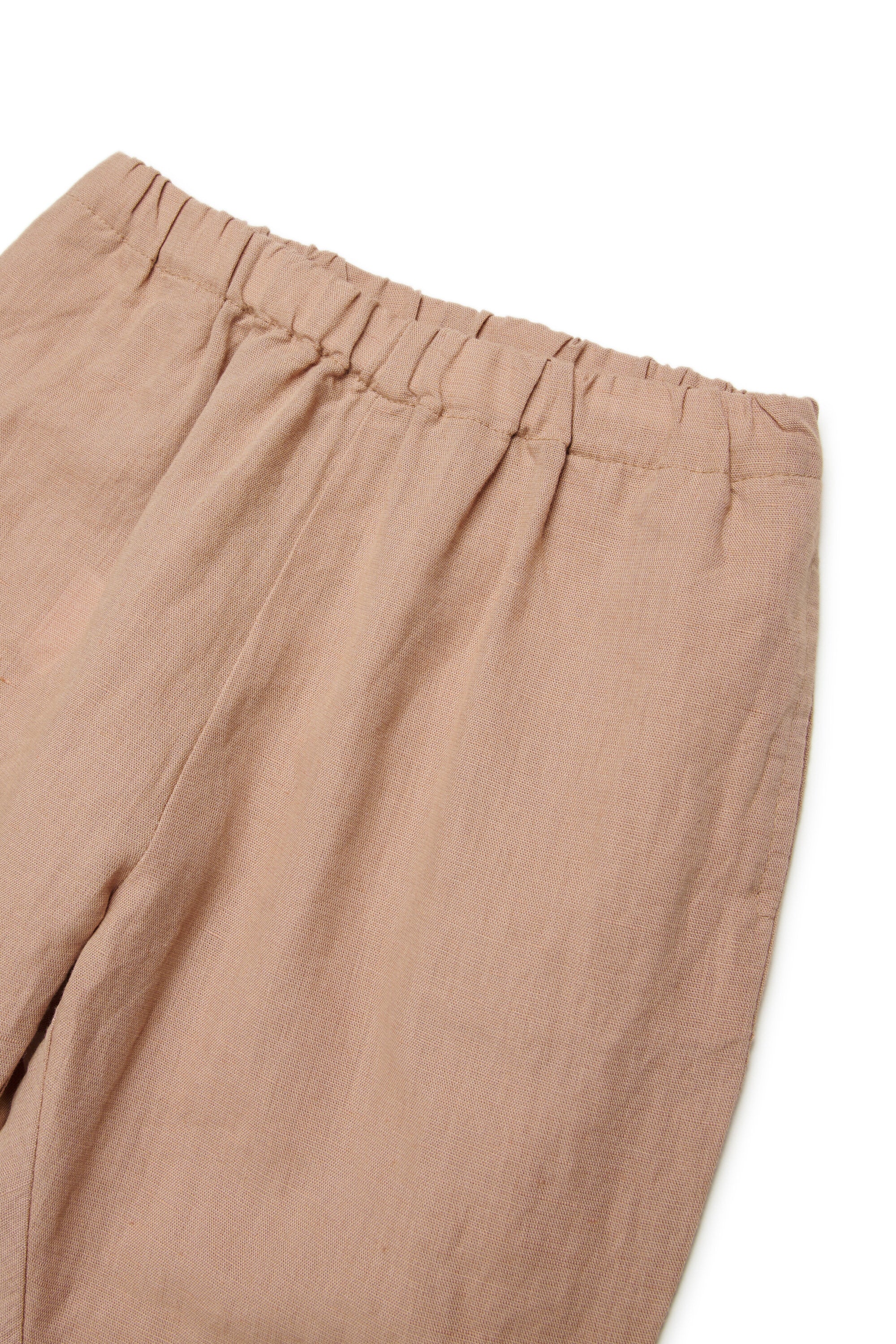 Trousers with embroidered logo