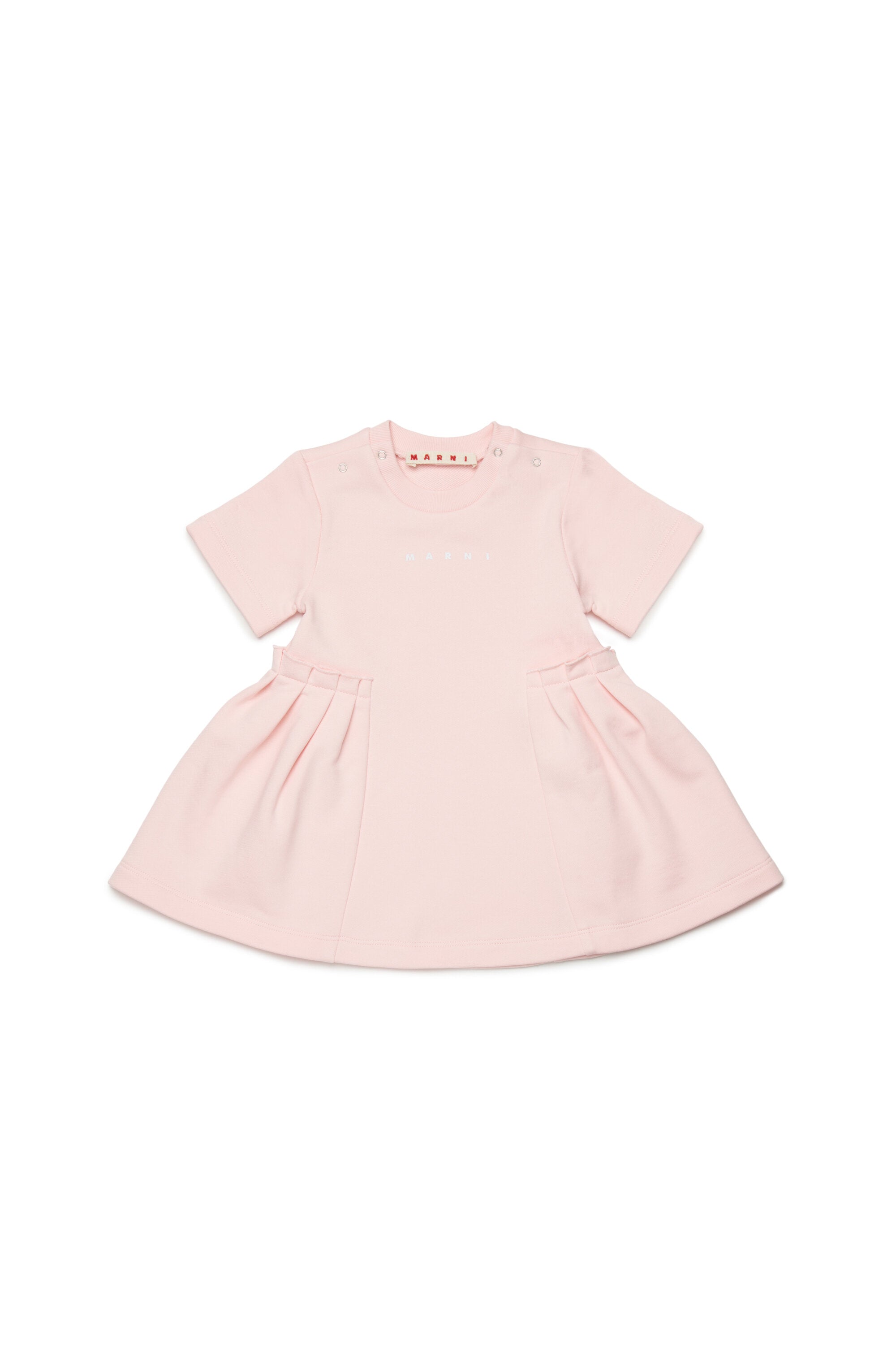Vestido corto con logo