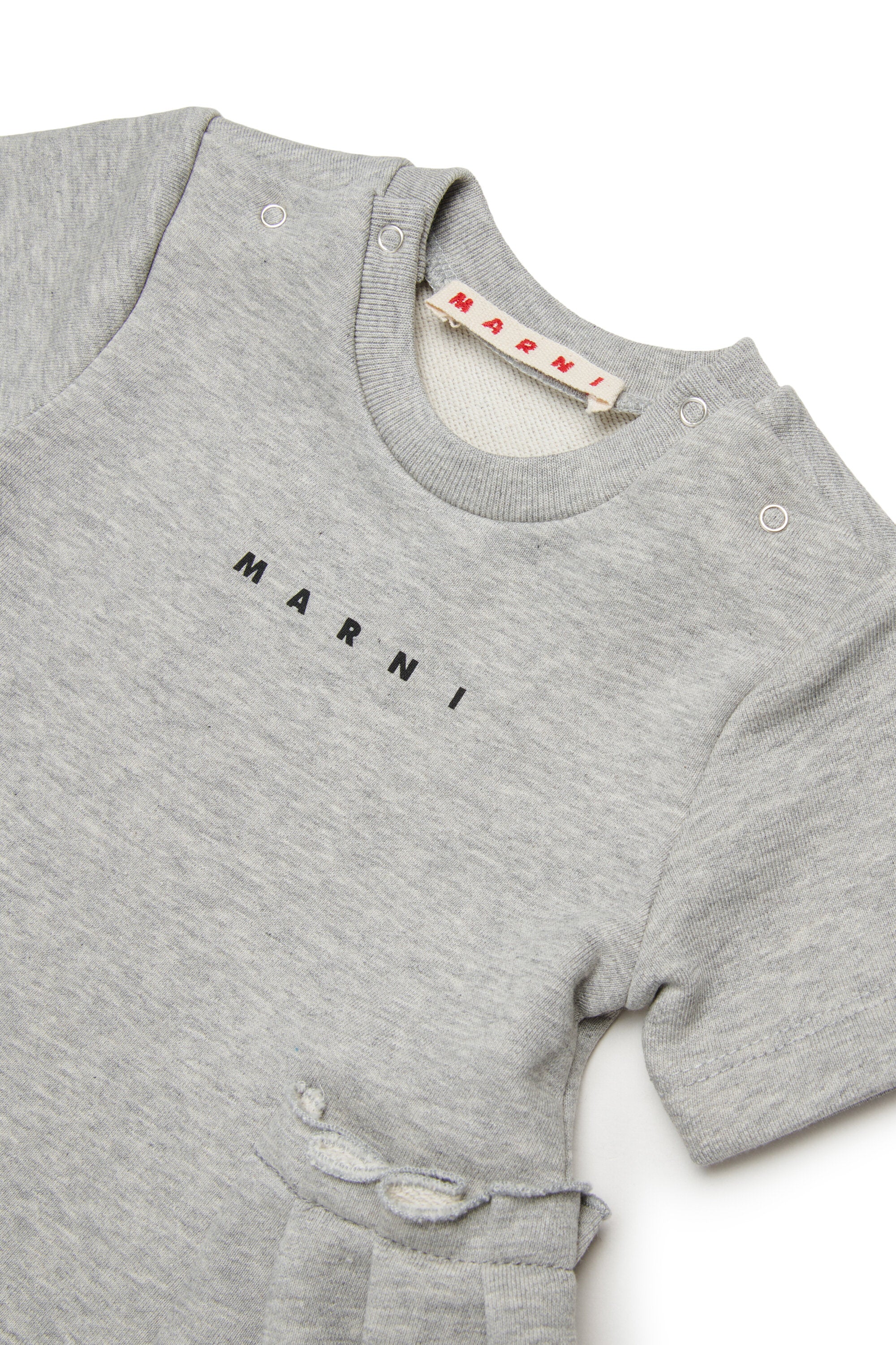 Kurzes Kleid mit Logo