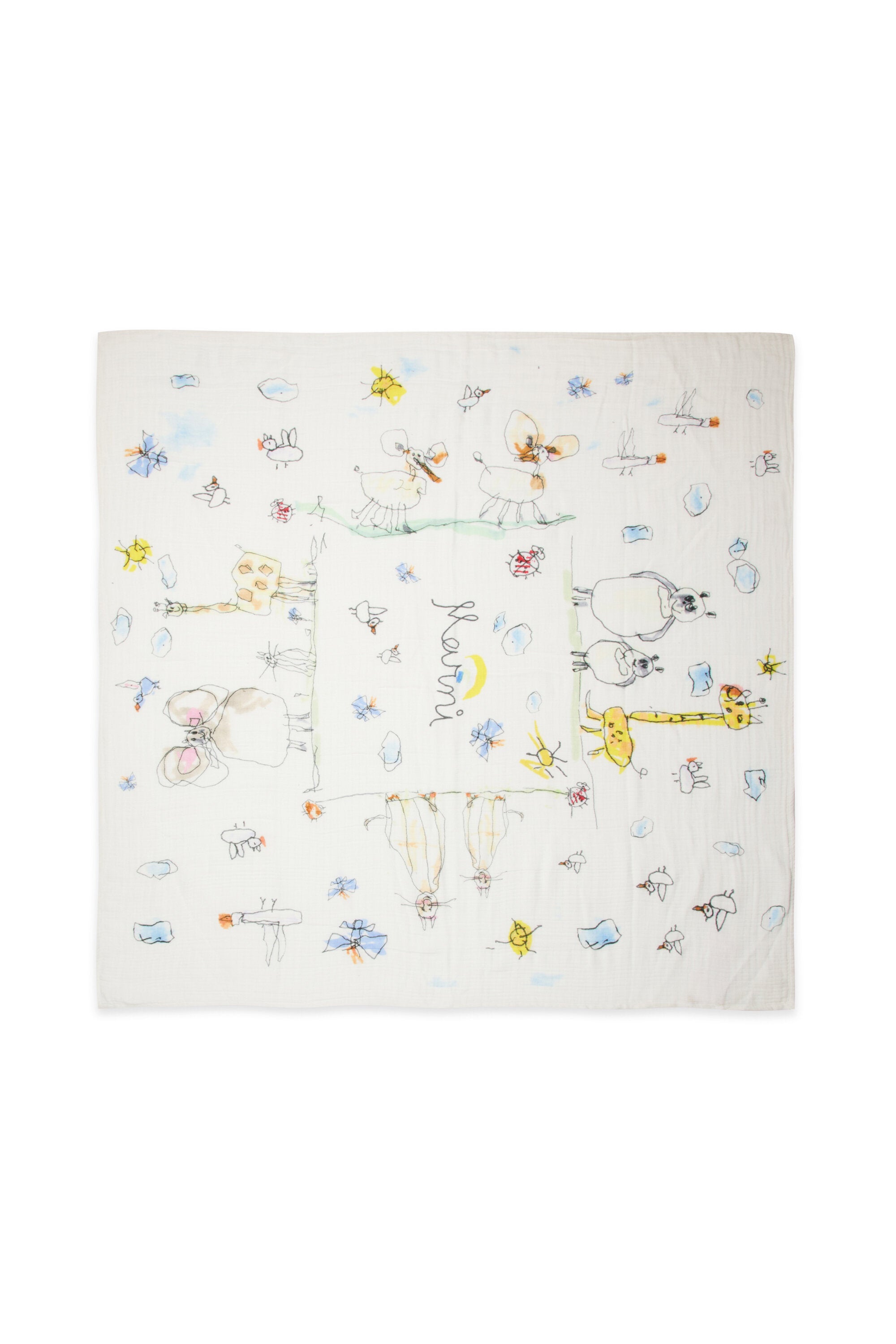 Baby muslin set with logo