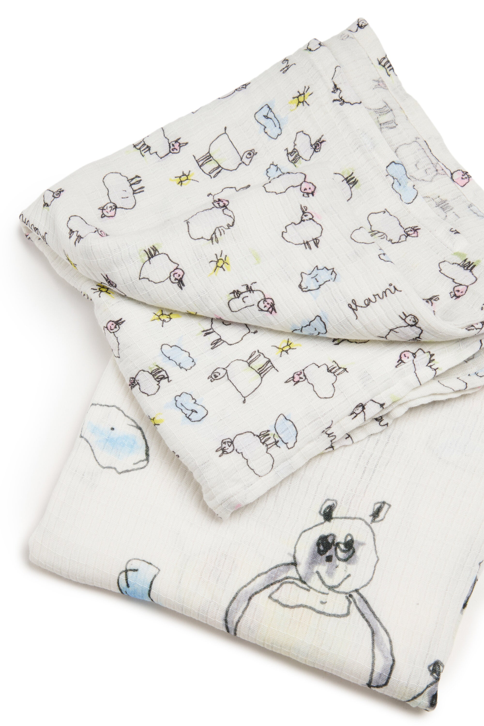 Baby muslin set with logo