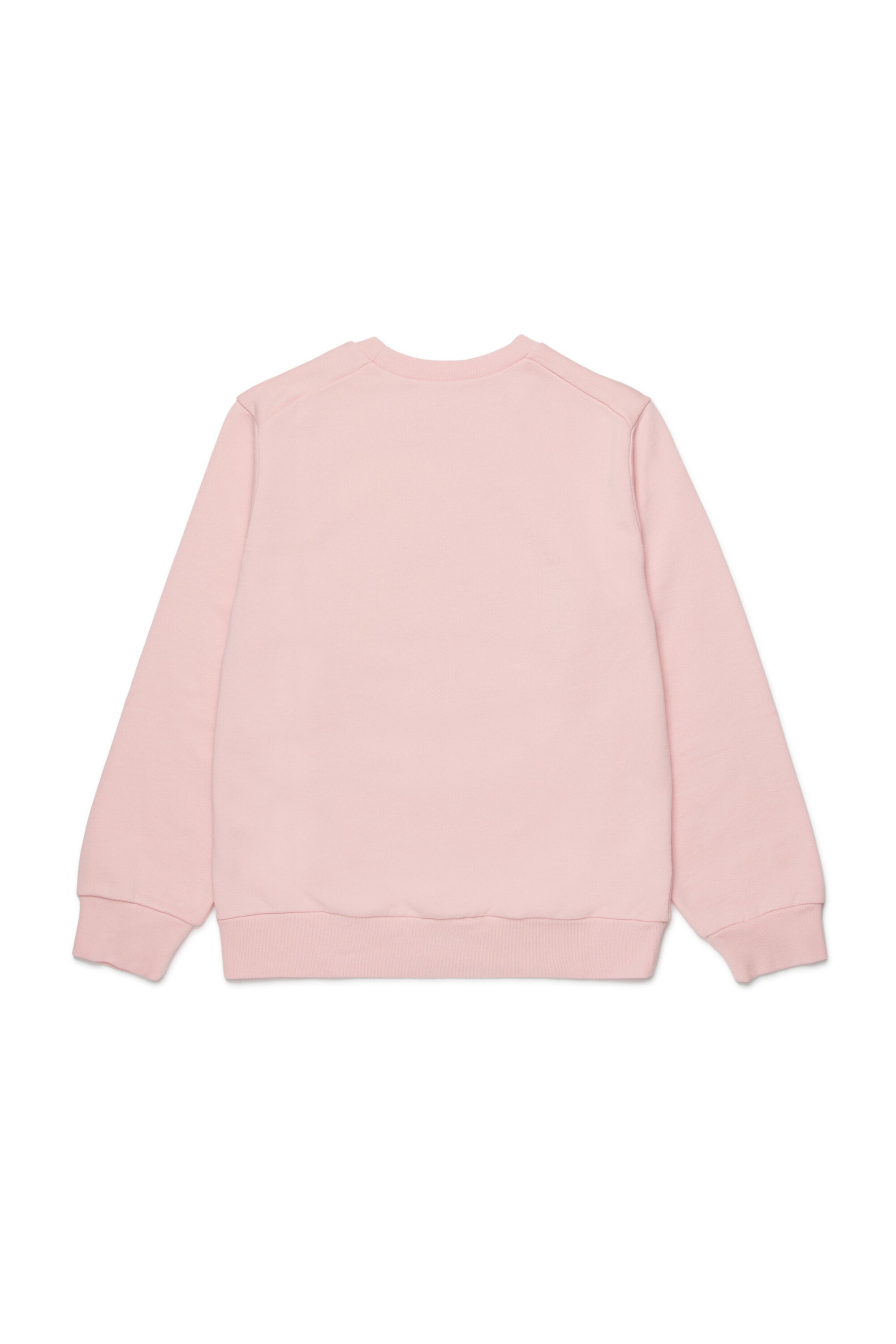 Sweat-shirt à col rond avec maxi fleur