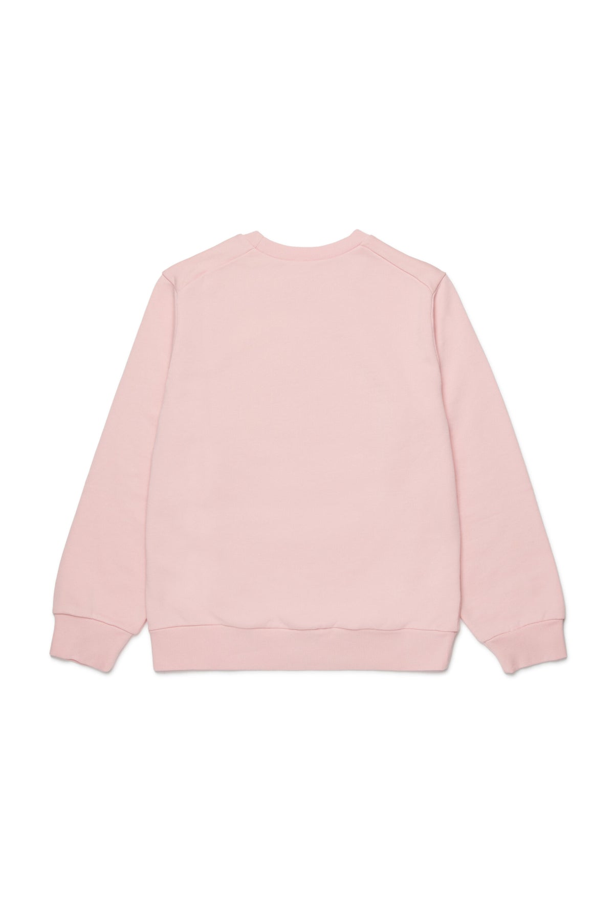 Sudadera de cuello redondo con maxi flor