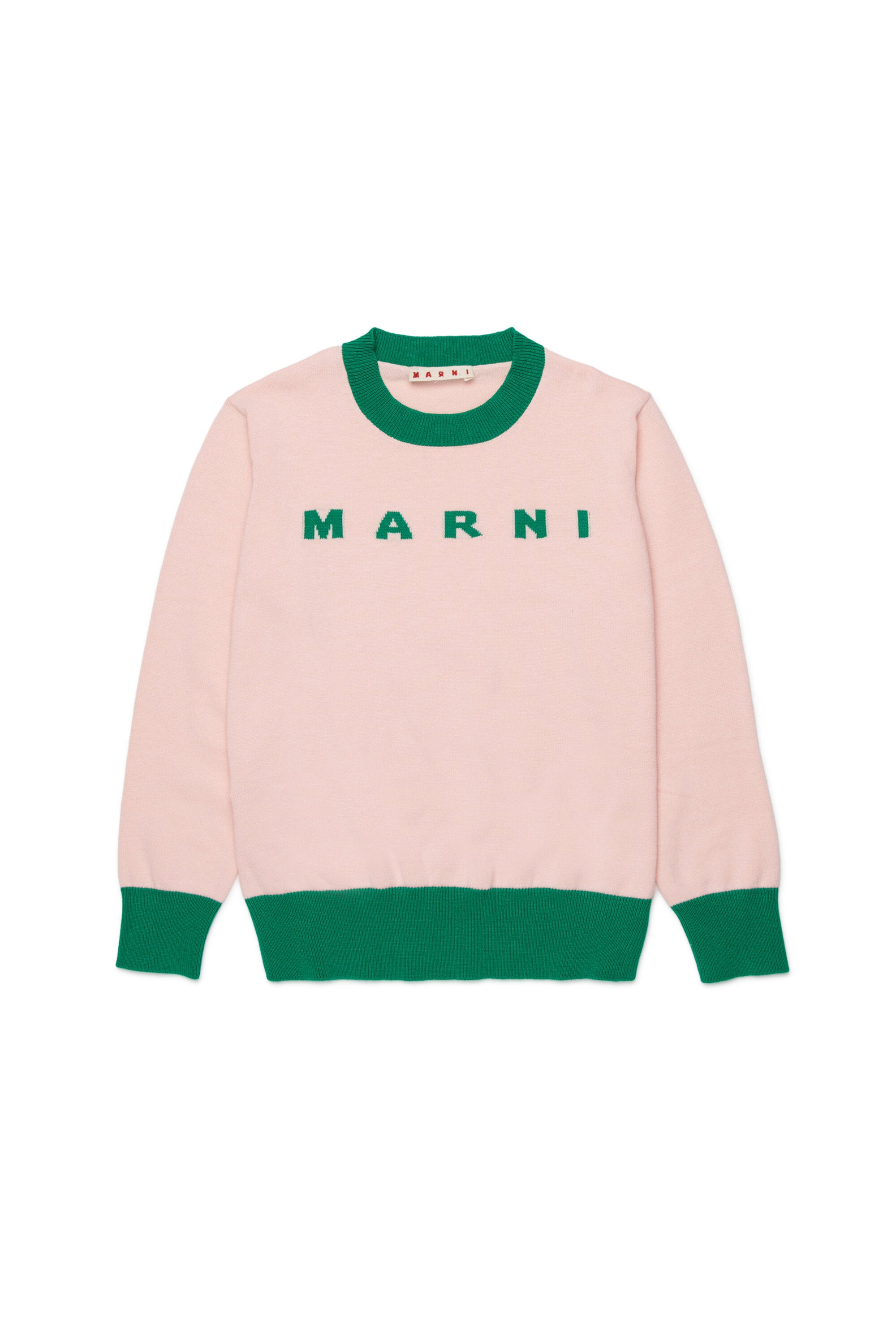 Rundhalsausschnitt Pullover mit Logo