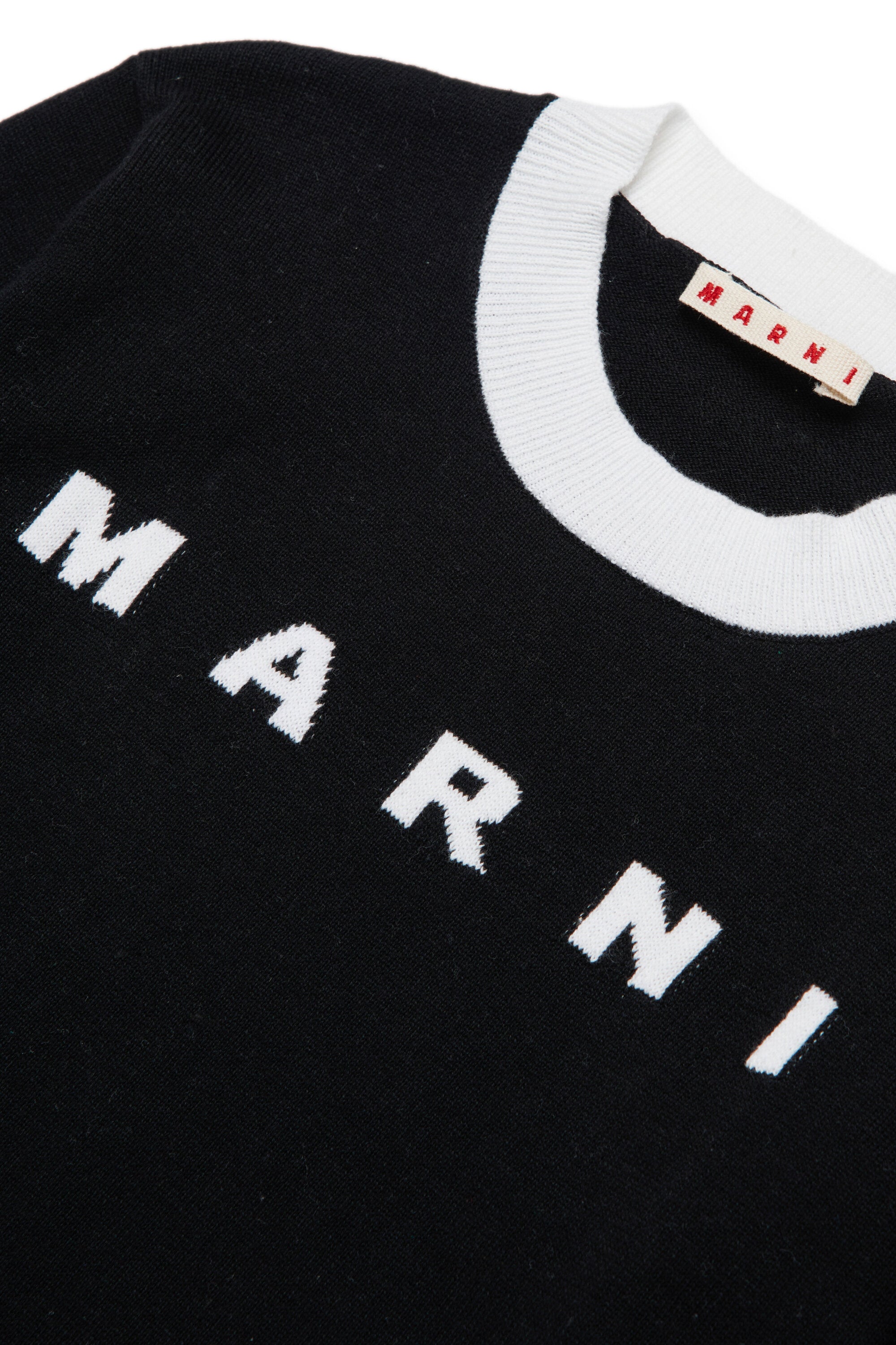 Rundhalsausschnitt Pullover mit Logo