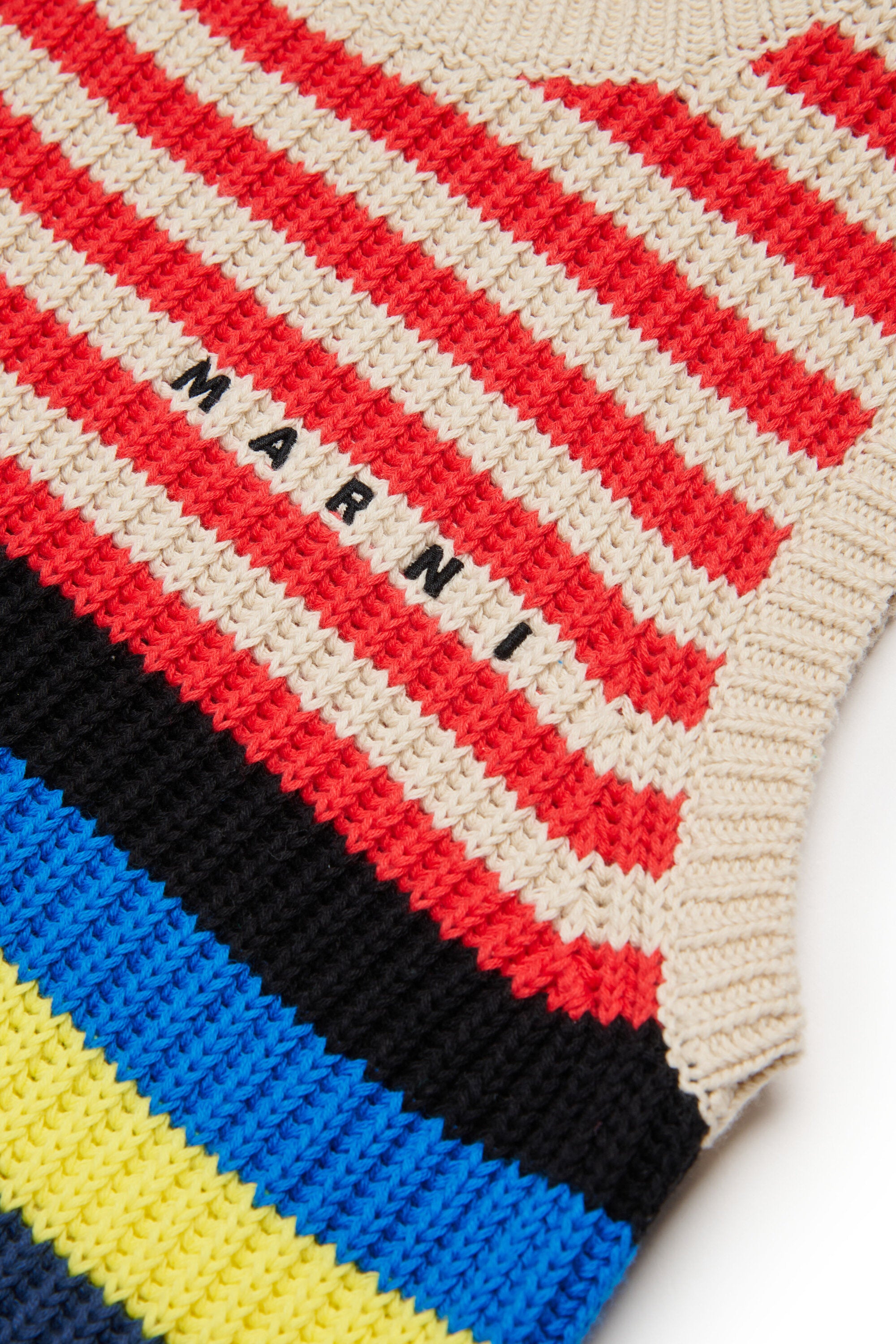 Robe à rayures avec logo