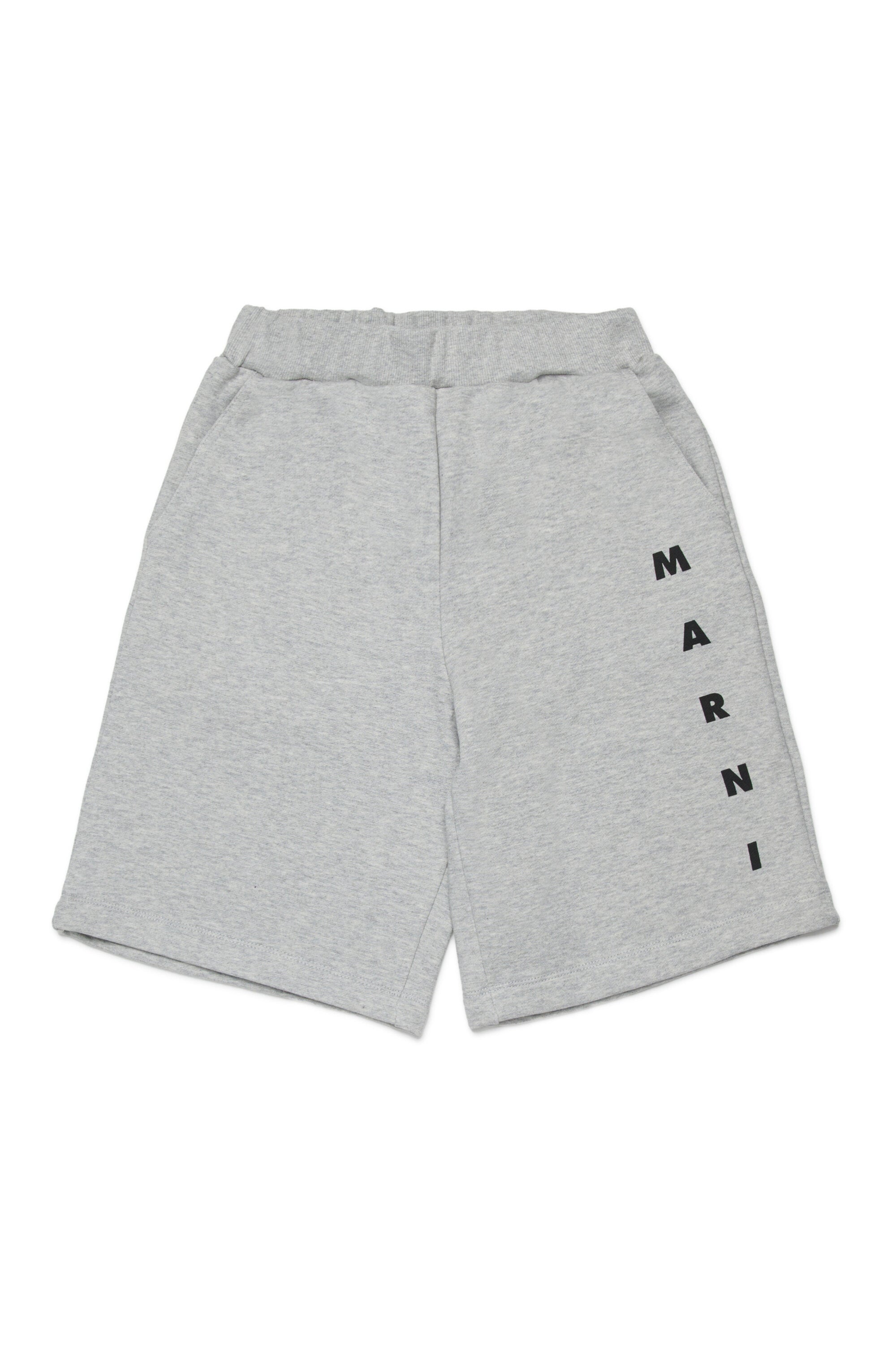 Shorts in felpa con logo