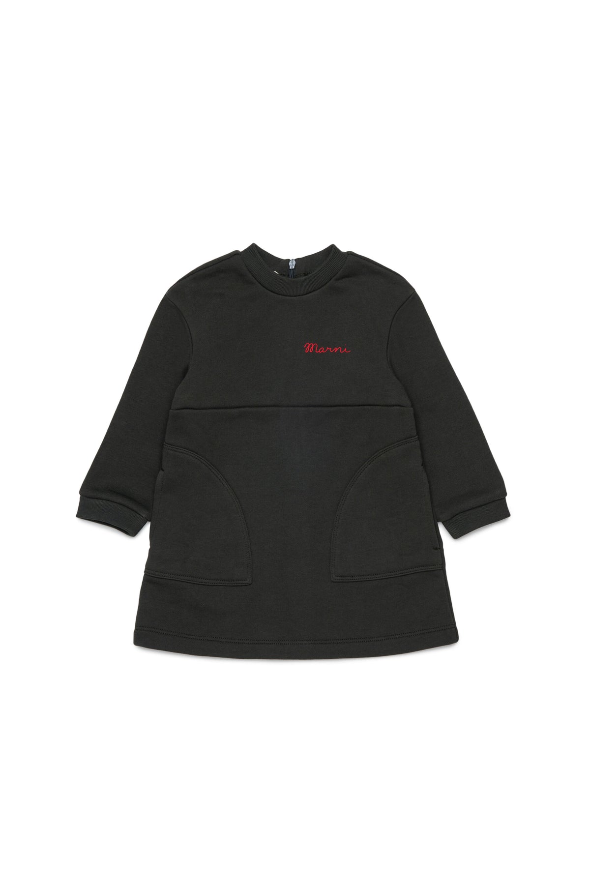 Vestido de felpa con logo