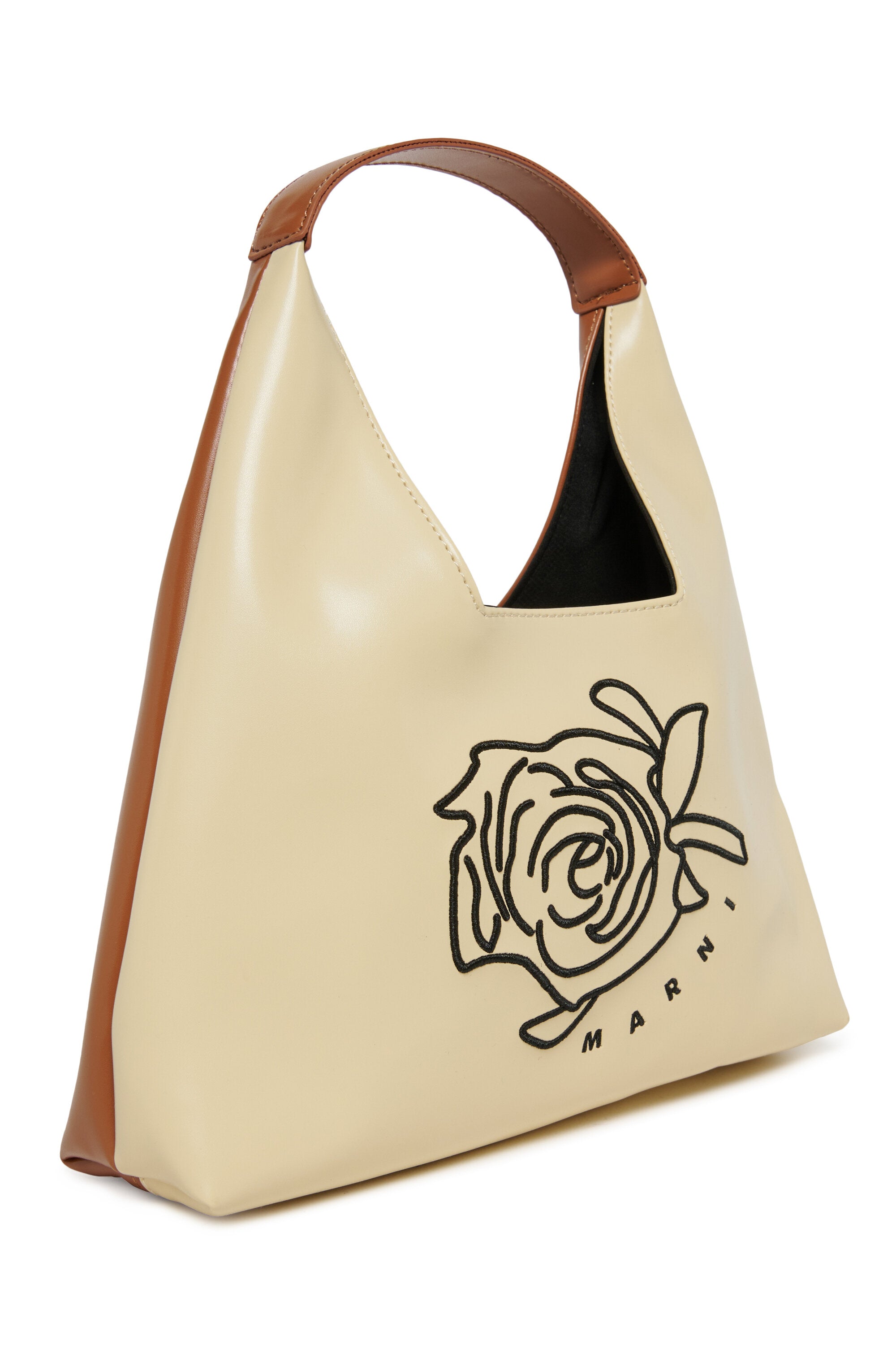 Diamond Schultertasche mit Blumenmuster