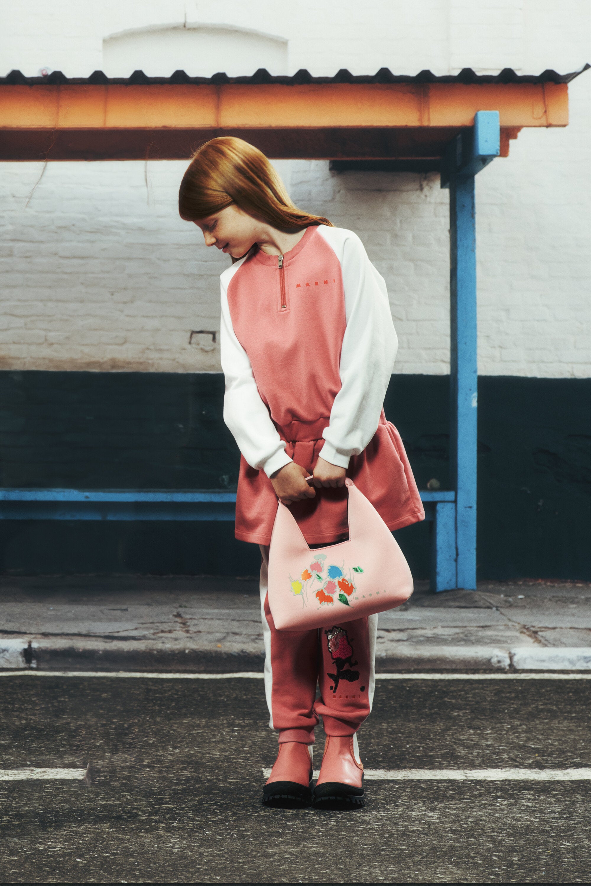 Sweatshirt dress with logo