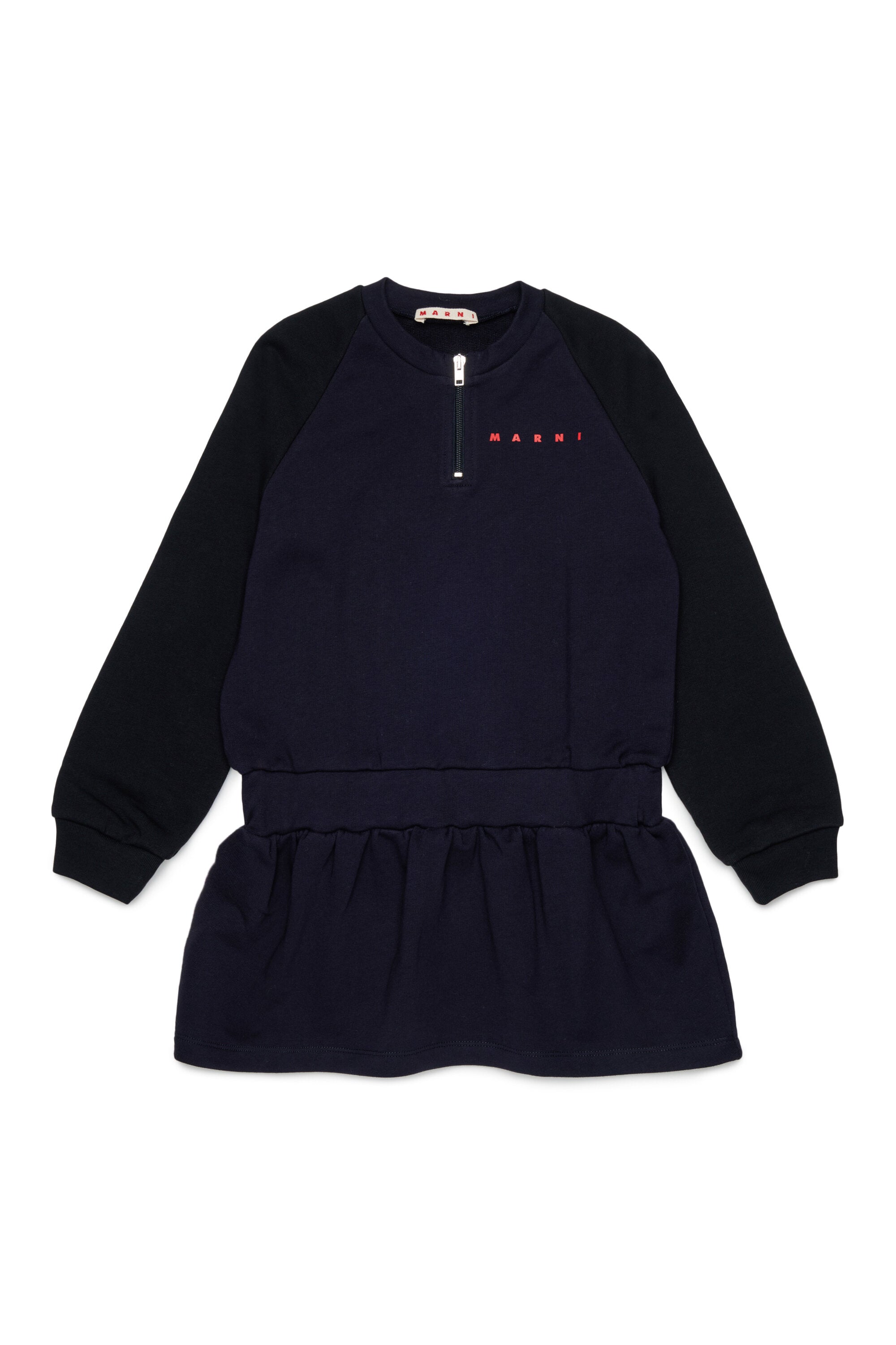 Sweatshirt dress with logo