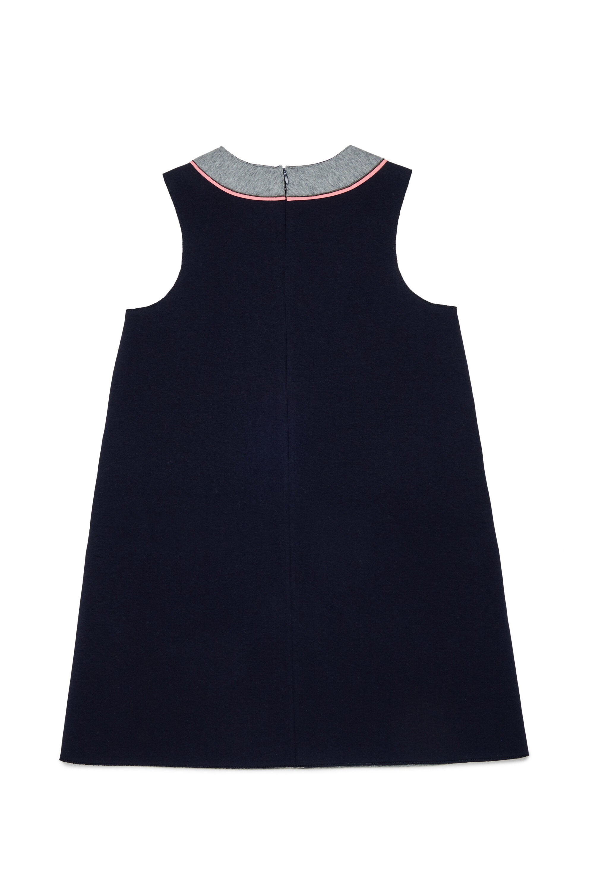 Sleeveless dress with logo