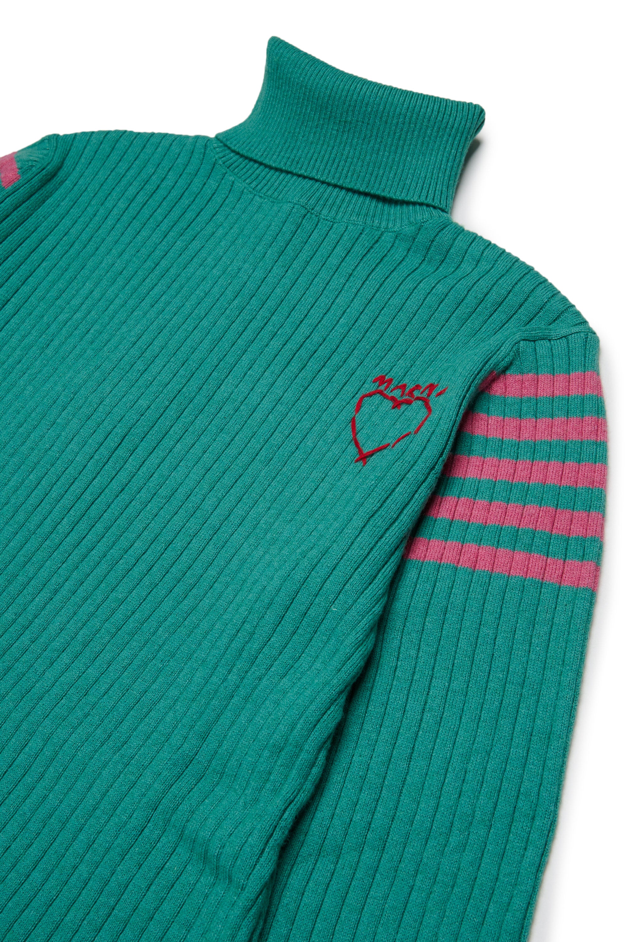 Long-sleeved dress with logo