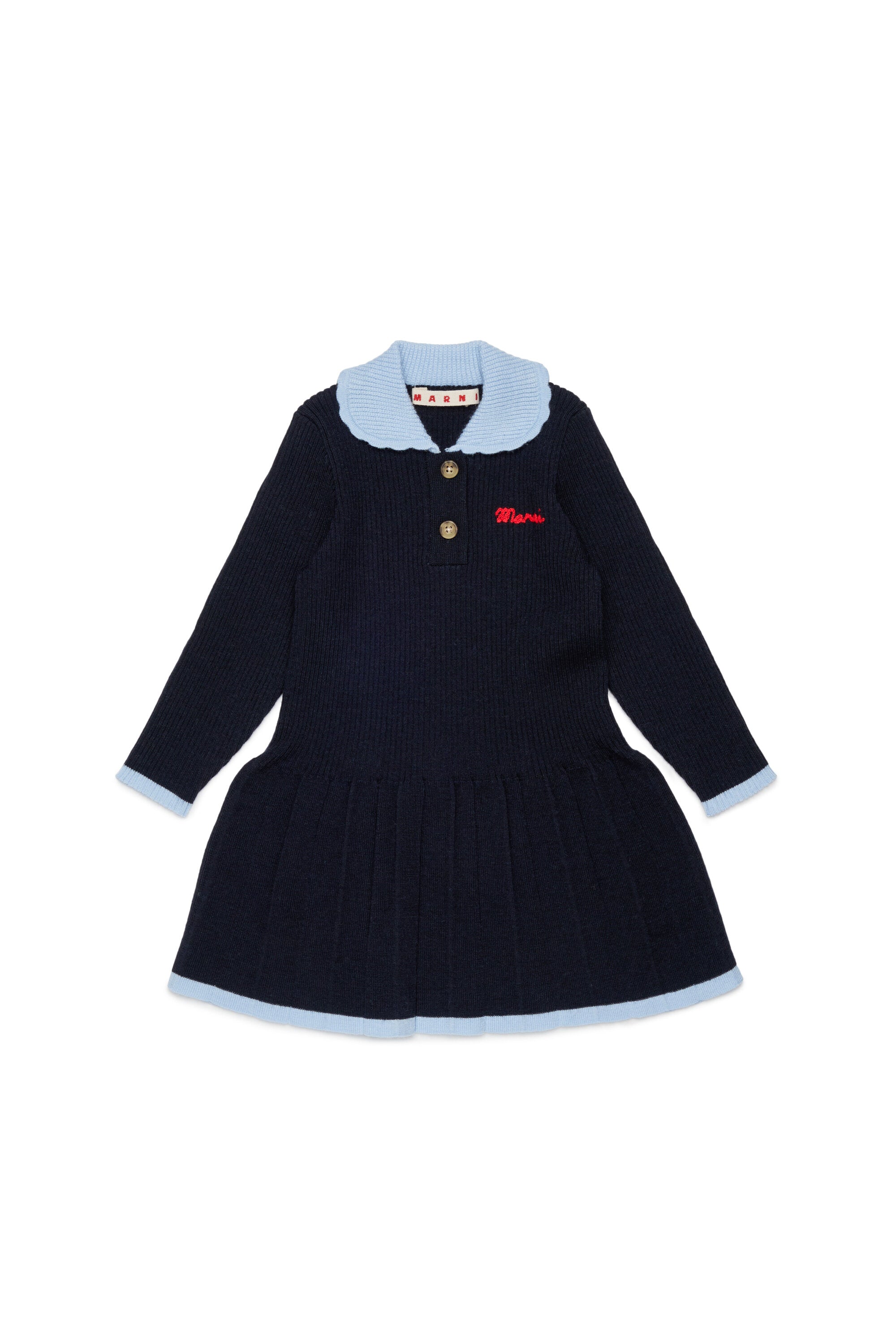 Strickkleid mit Logo