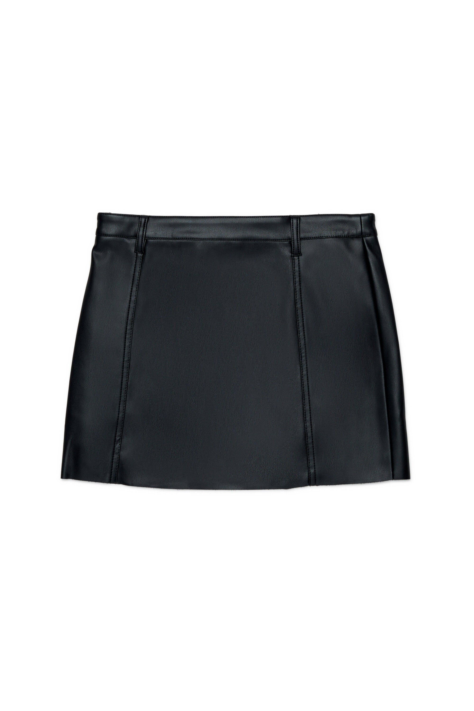 Mini skirt with logo