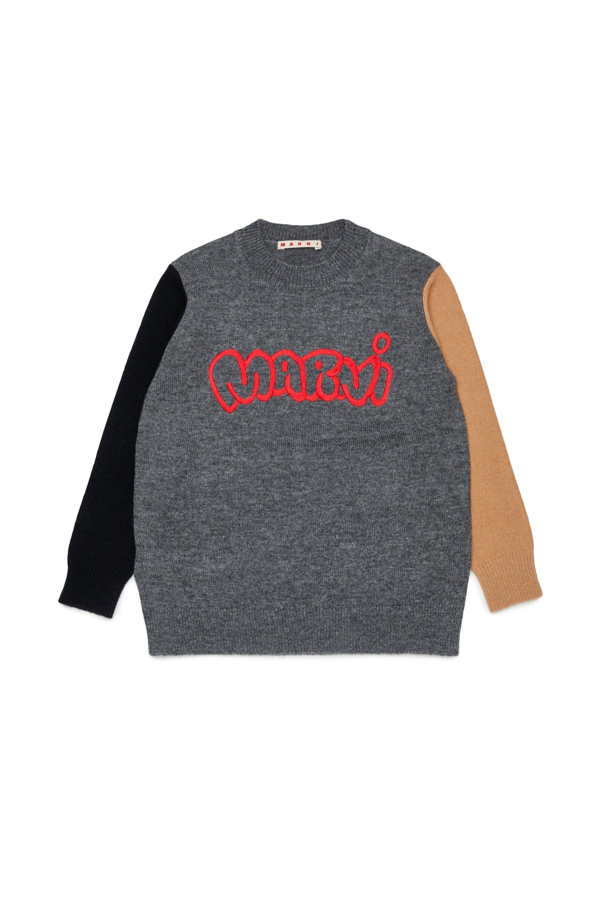 Pull col rond avec logo